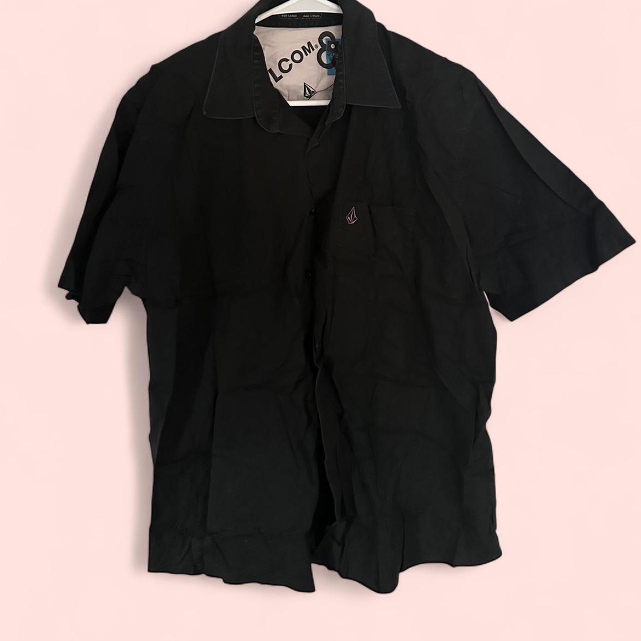 Volcom Men's Shirt - Black - M – Volcom button up… - image 1