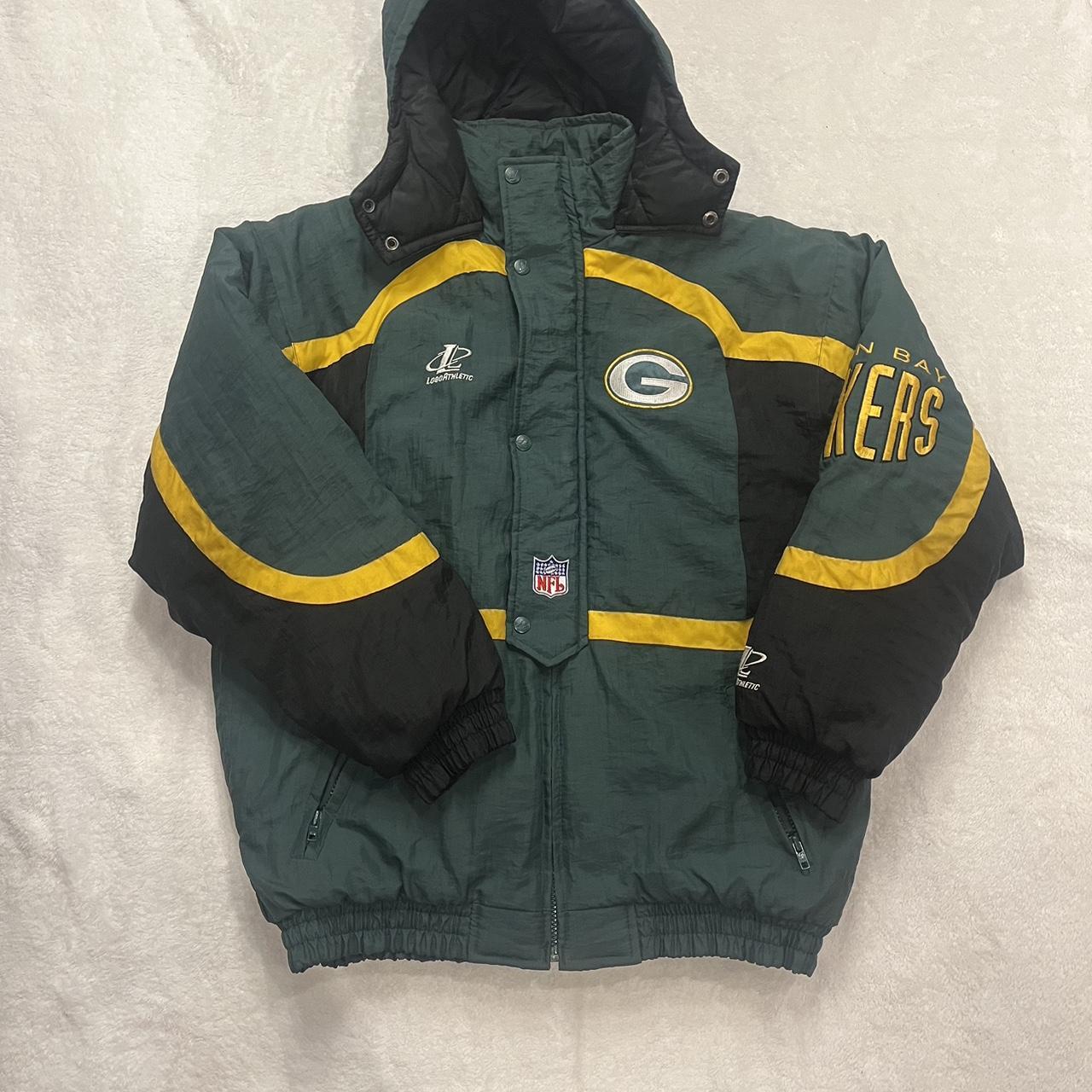 Vintage Logo Athletic Green Bay Packers Winter - Depop