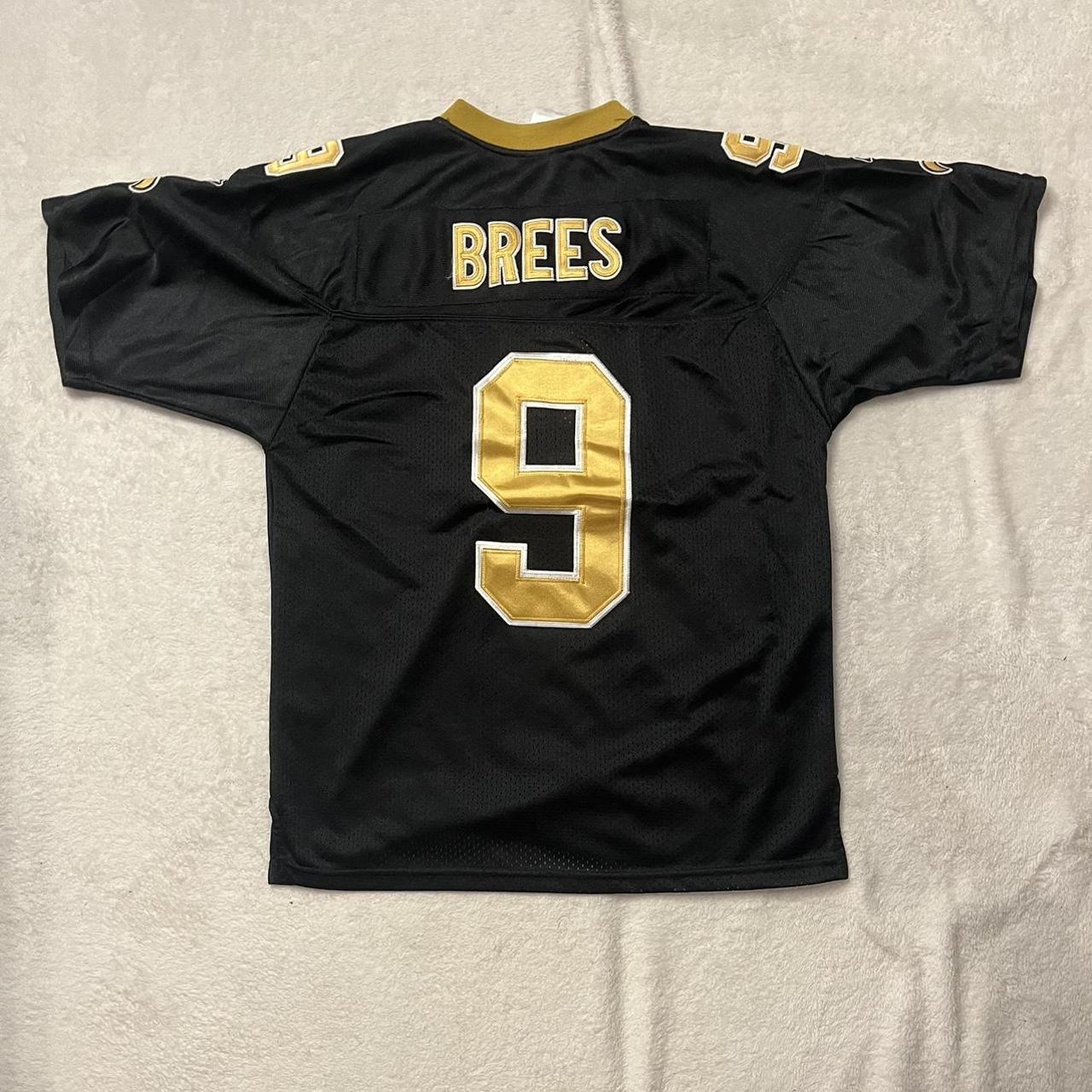 Youth Drew Brees New Orleans Saints Reebok NFL Jersey Black Size