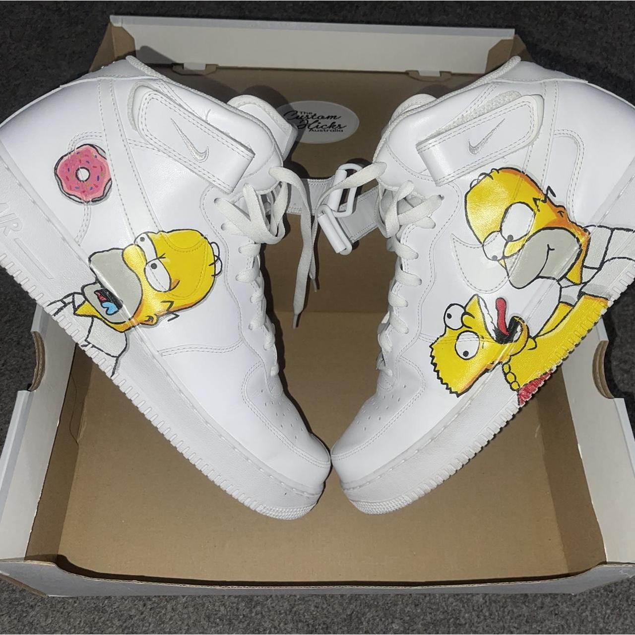 the simpsons custom air force 1