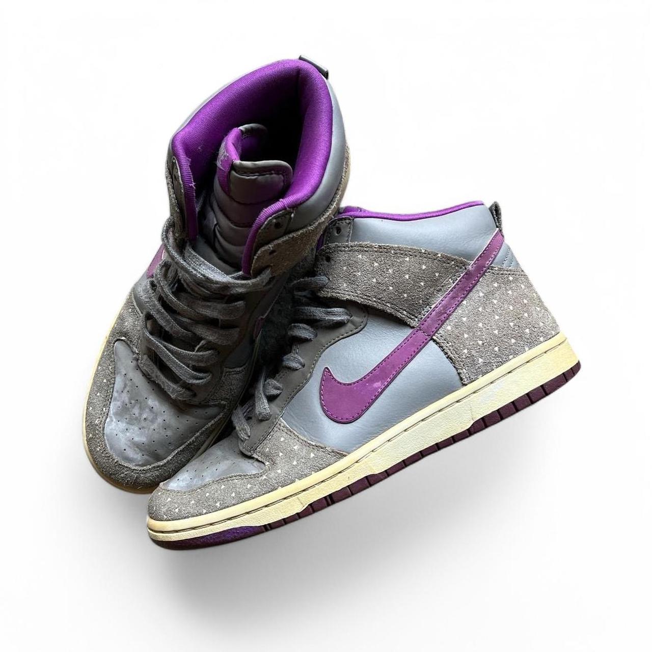 Vintage NIKE SB Dunk High Top Polka Dot Shoes circa | Depop