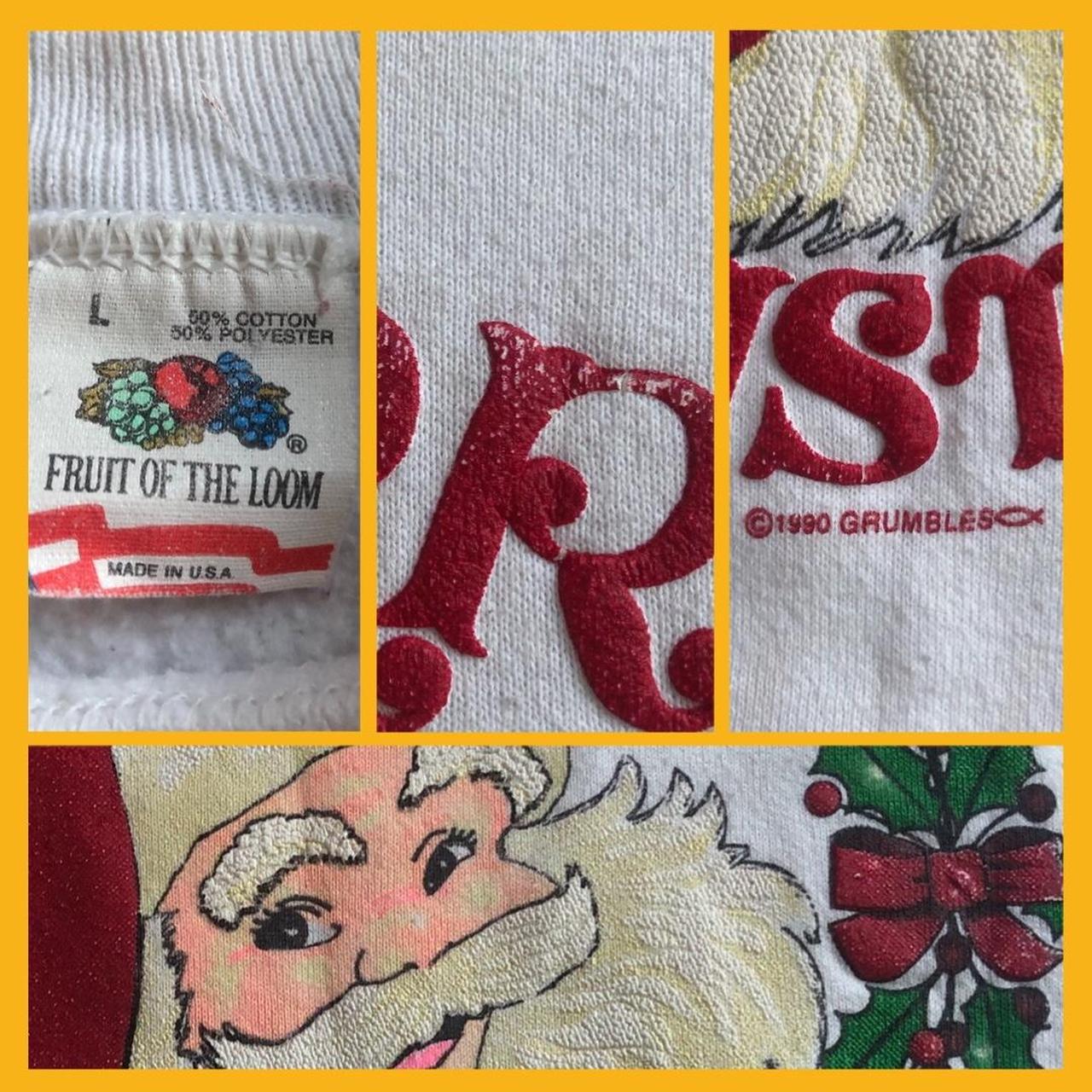 Vintage Christmas sweater! 1990s Santa Claus... - Depop