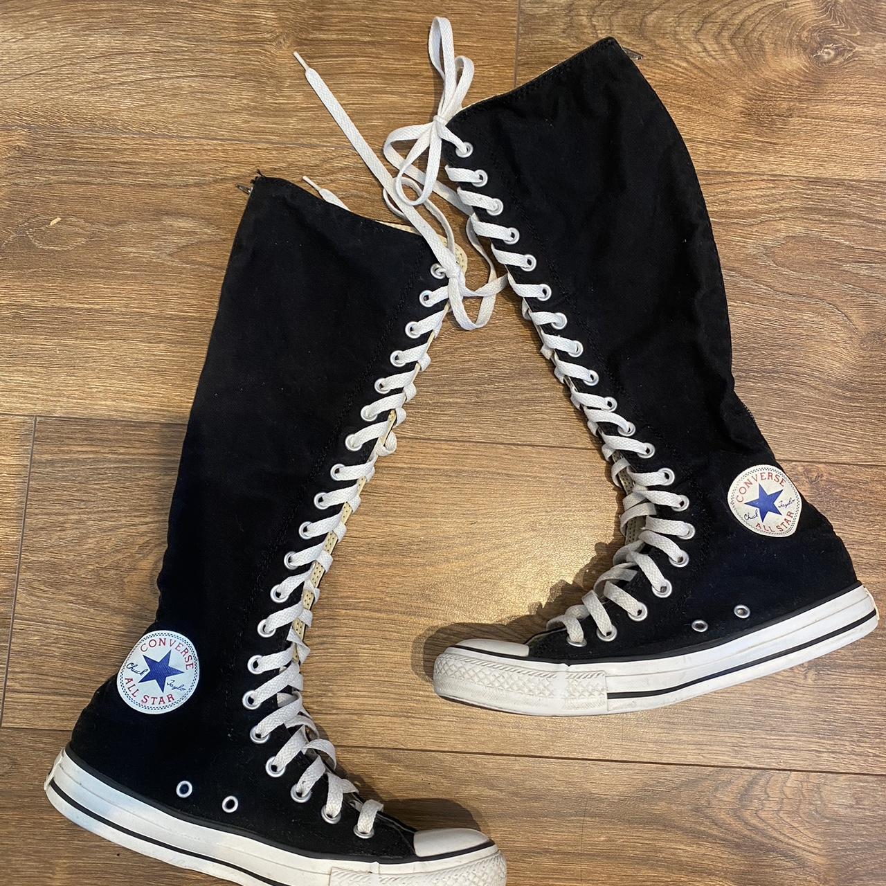 Vintage knee high converse size 6 great condition - Depop