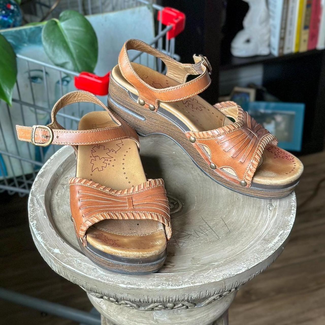 Dansko Women's Brown Sandals | Depop