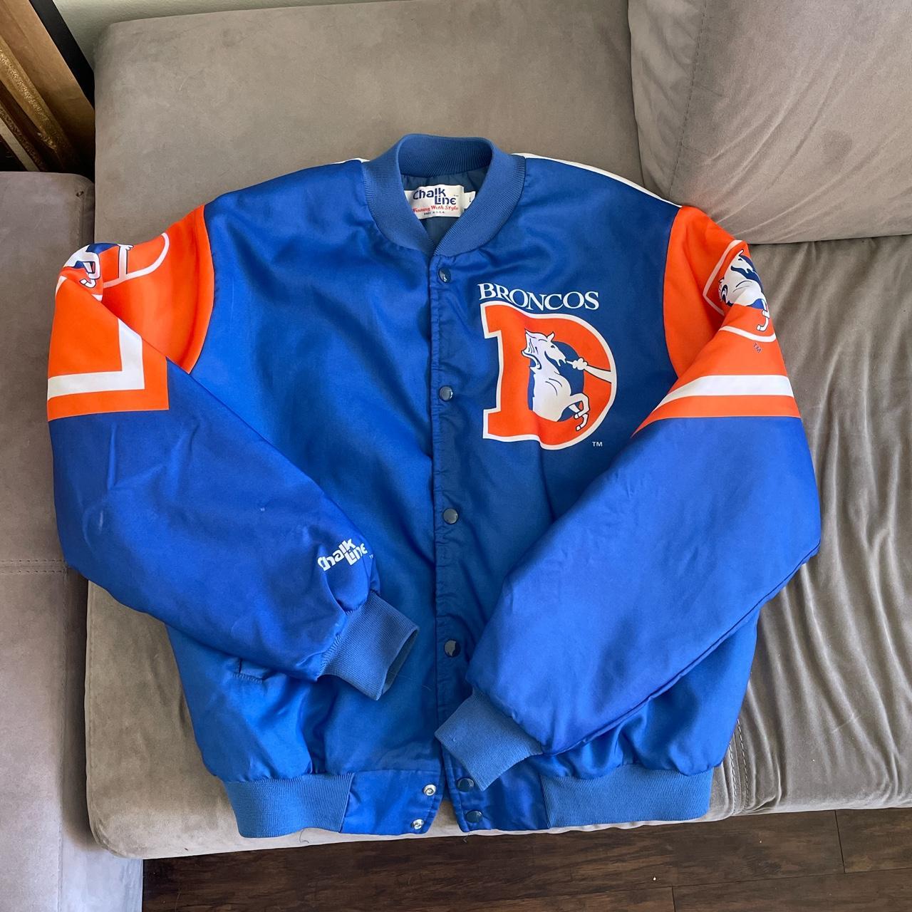 Vintage Chalk Line Denver Broncos Fanimation jacket! - Depop