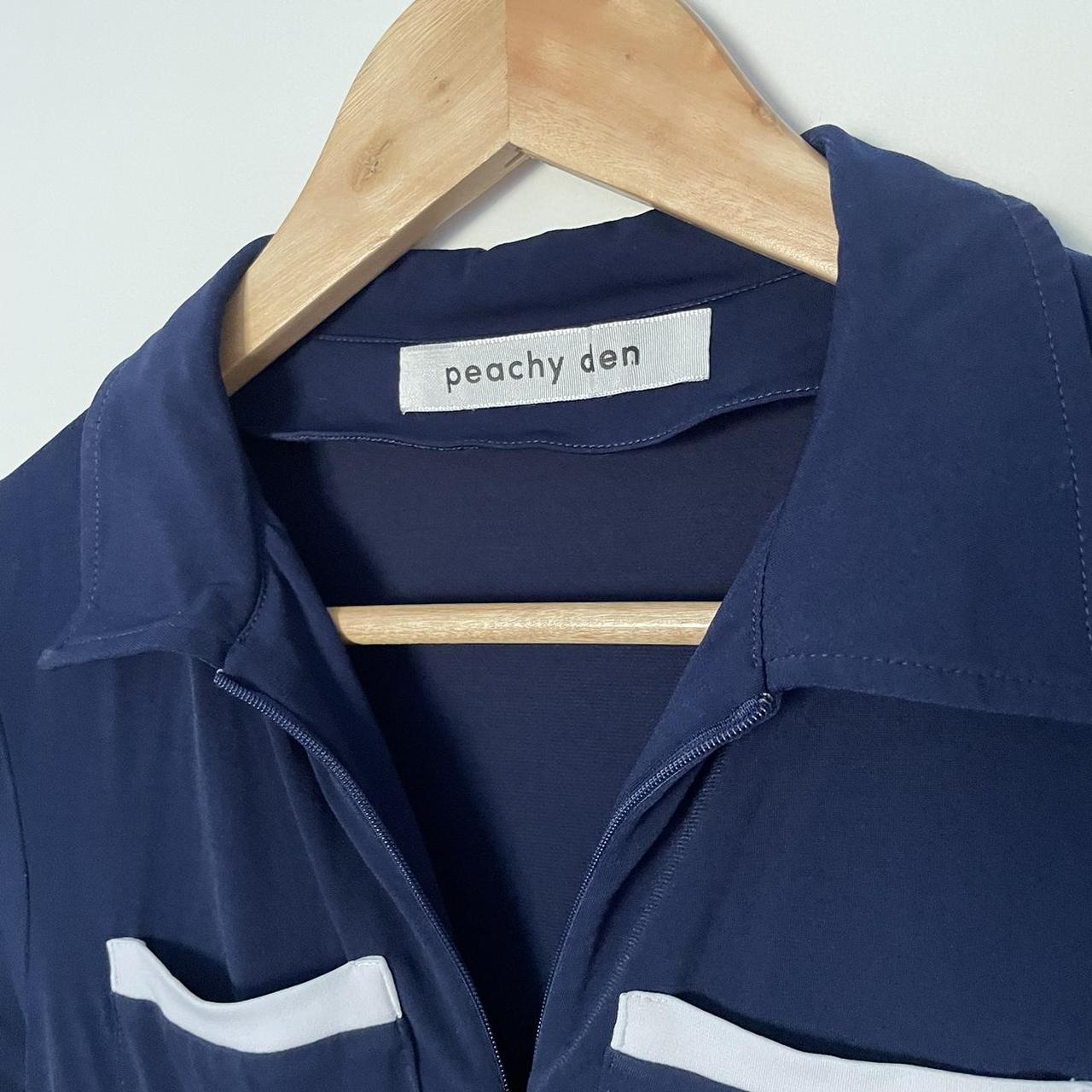 Peachy Den The Kernel Jumpsuit Navy S Worn once... Depop