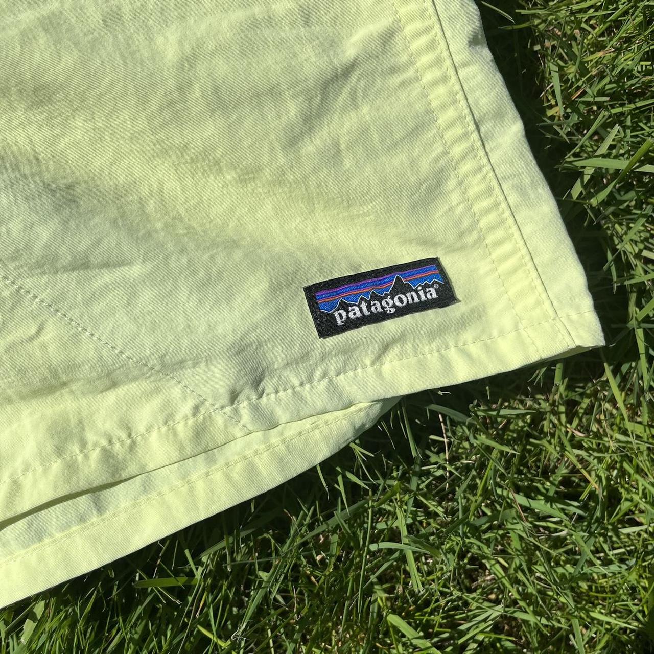 Patagonia Men's Yellow Shorts Depop