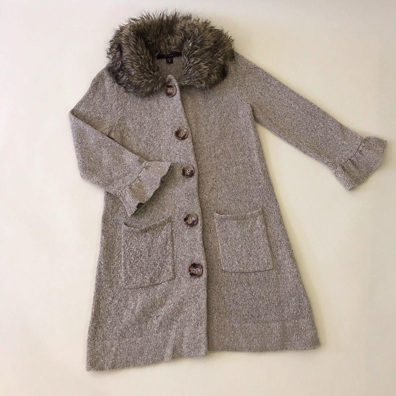 Tan knit cardigan sweater Buy 2 get 1 free The Depop