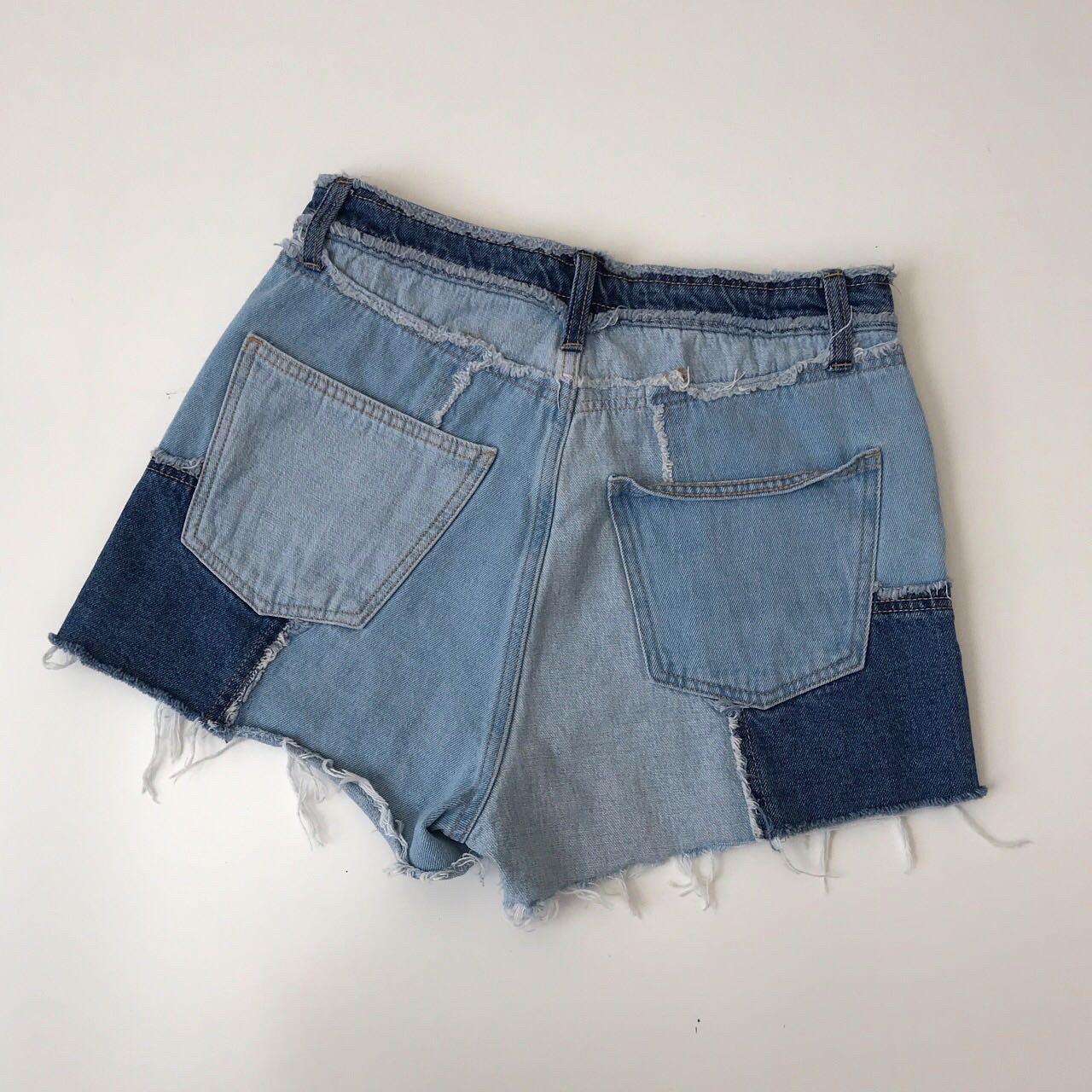 Wild Fable Women's Blue Shorts | Depop