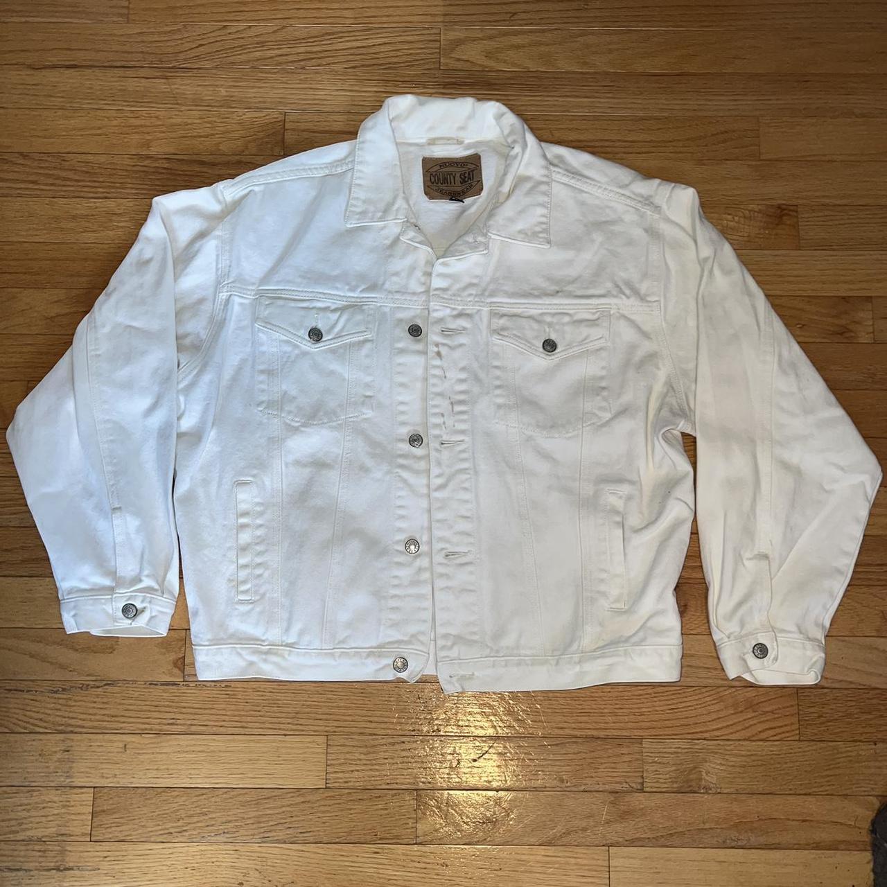 Levis white hotsell jean jacket