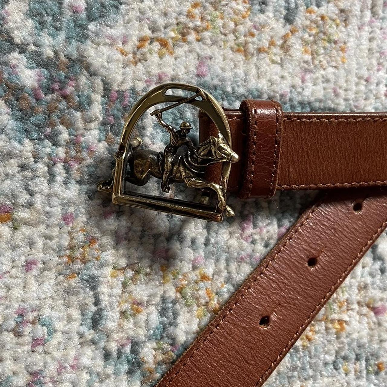 Ralph lauren equestrian belt best sale