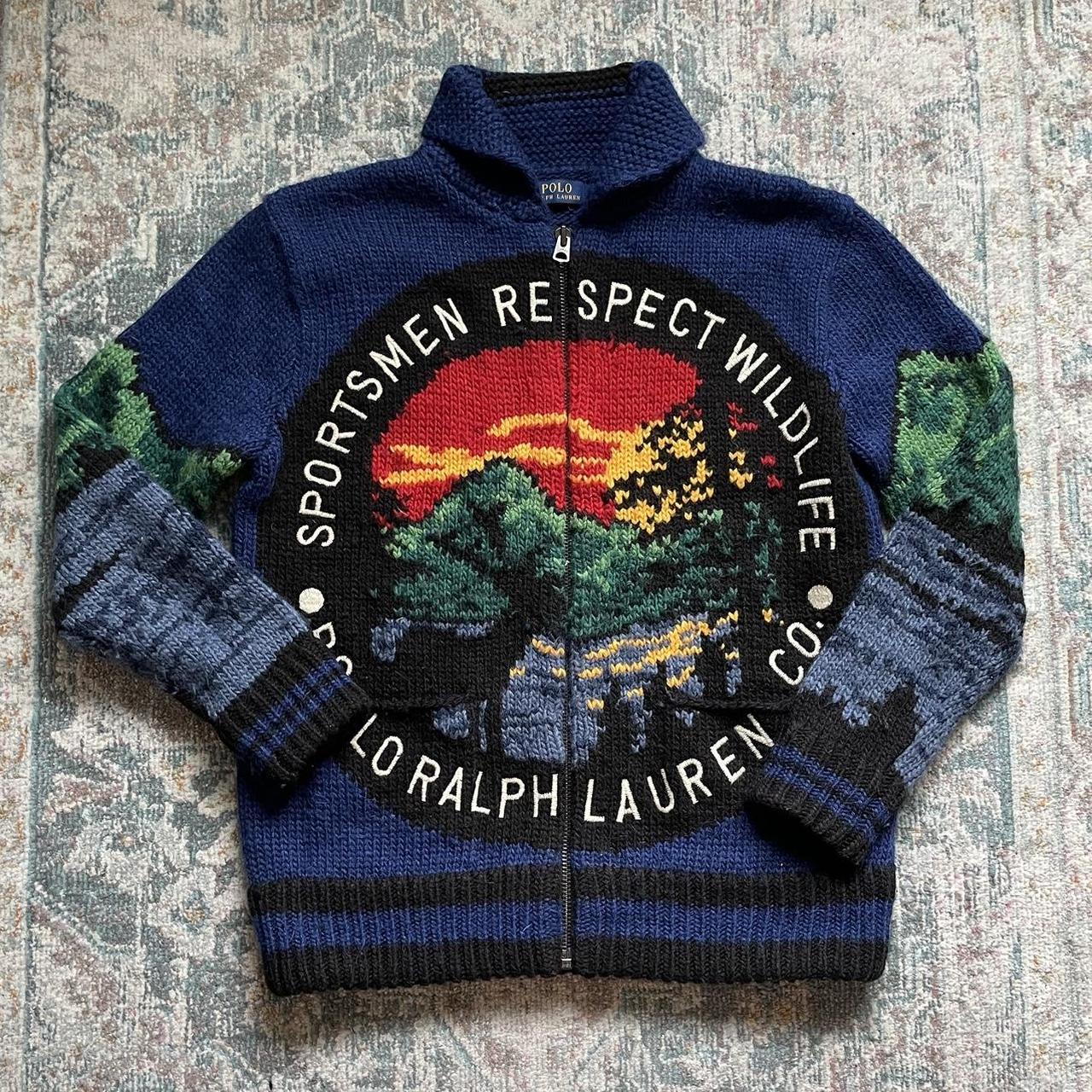 Polo sportsman respect wildlife cardigan Polo Ralph