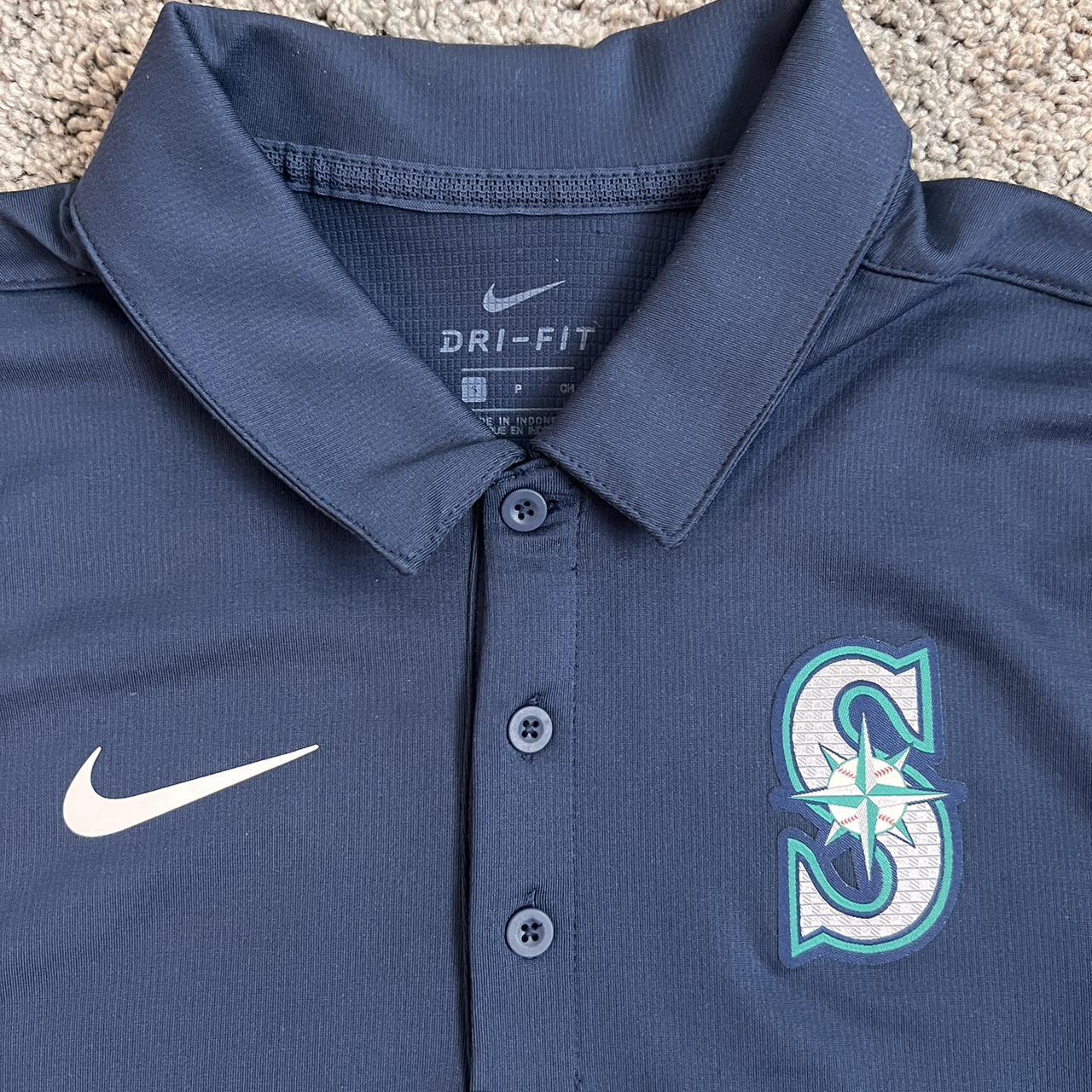 Brand new Seattle Mariners polo shirt with tags 100% - Depop