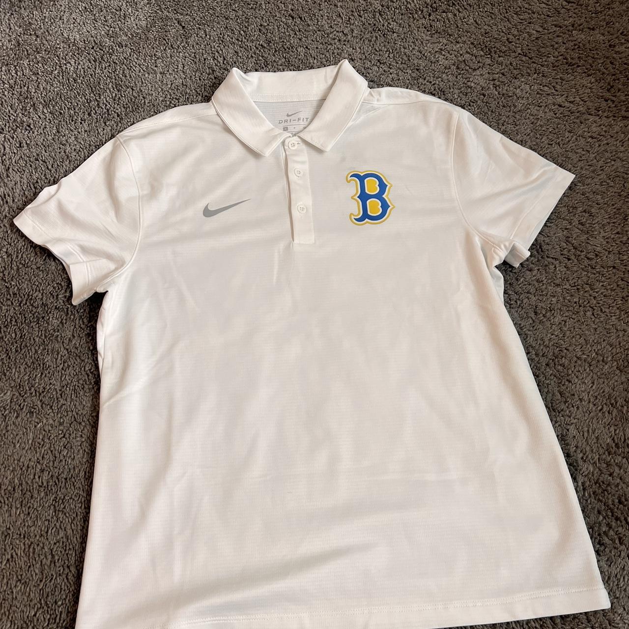 Men's Boston Red Sox Nike White City Connect Franchise Polo