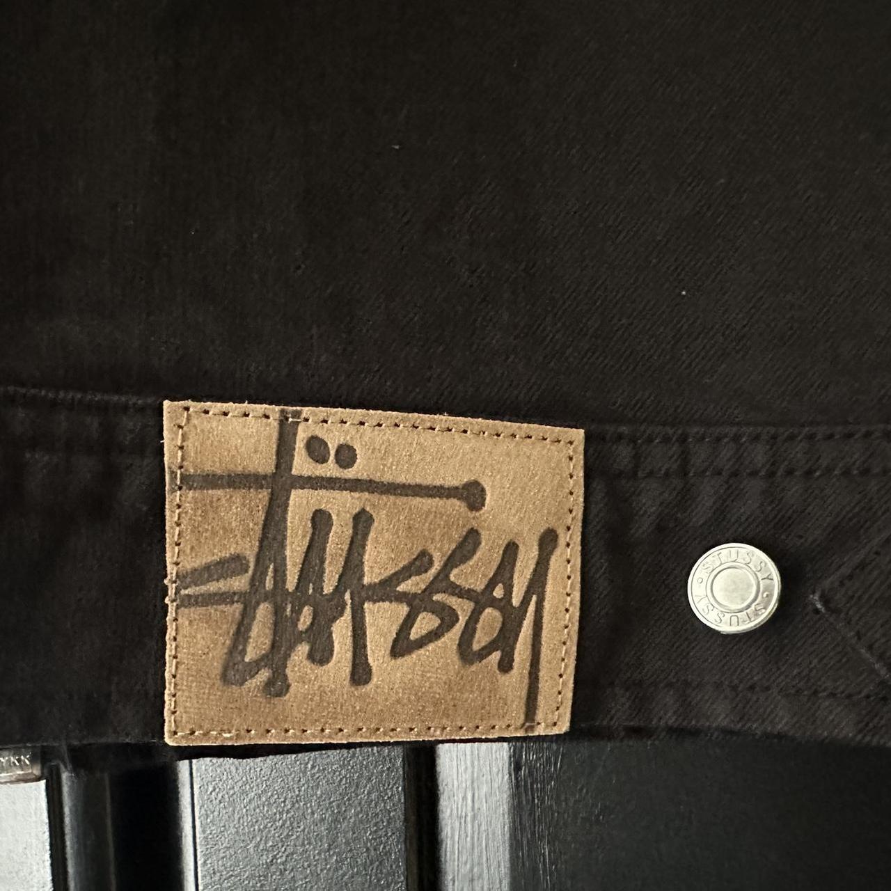 Stussy Zip Work Jacket Overdyed. Black. BNWT.... - Depop