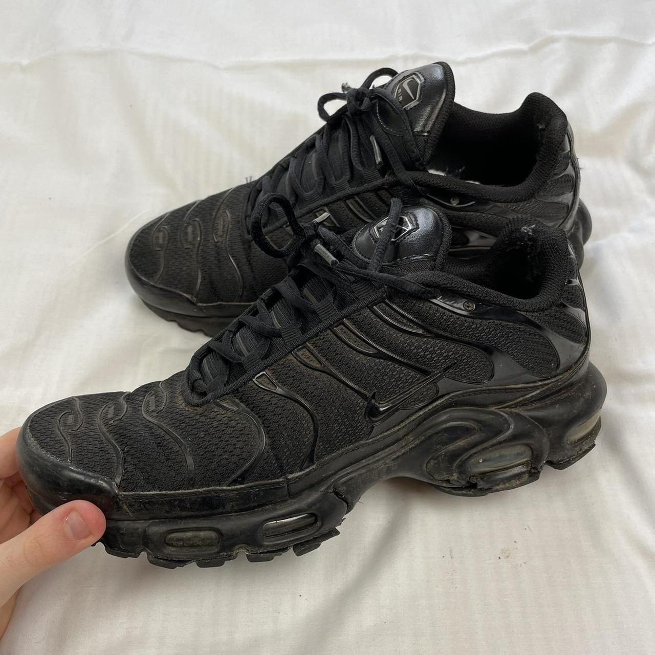 NIKE AIR MAX TN: black colourway SIZE:... - Depop