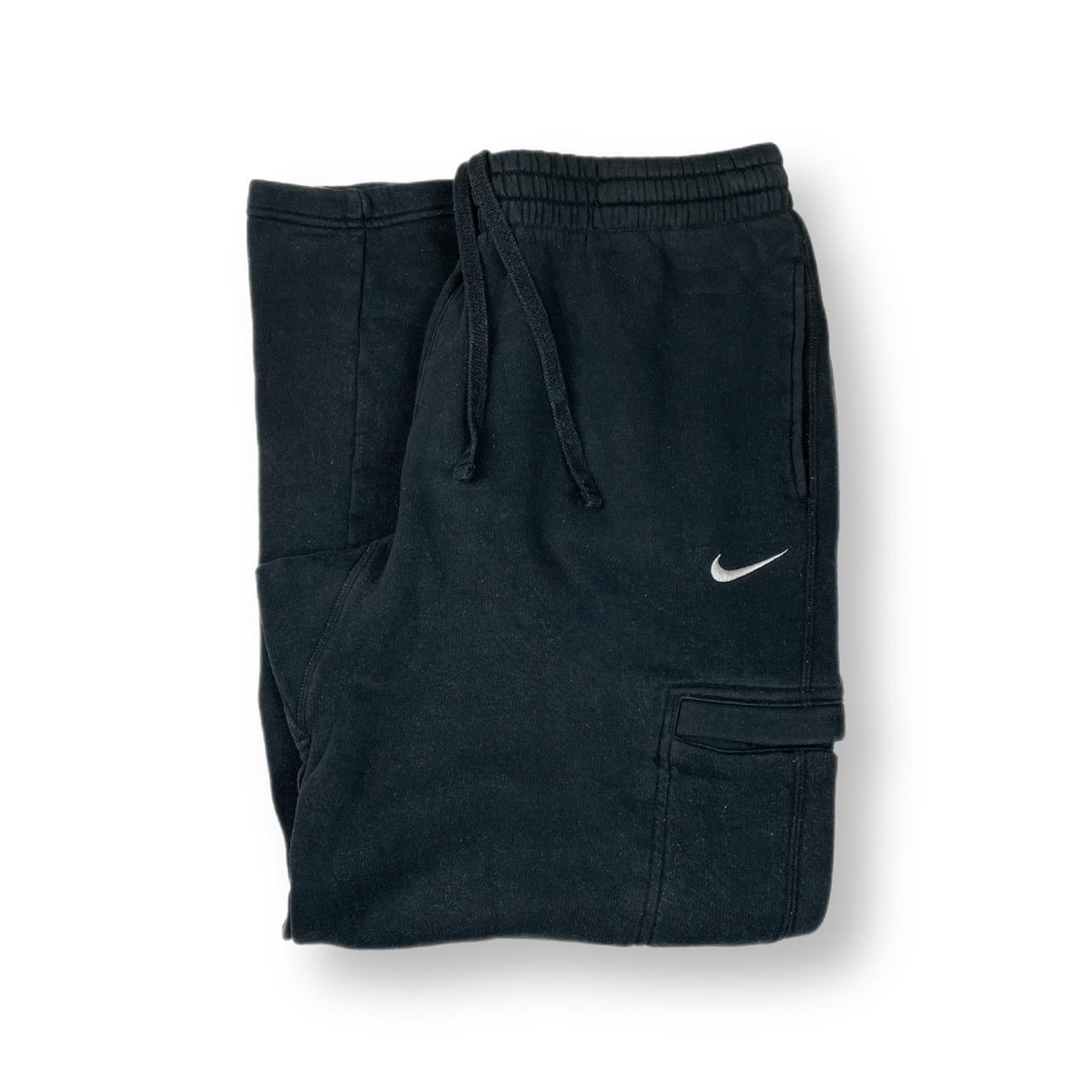 mens black nike cargo joggers