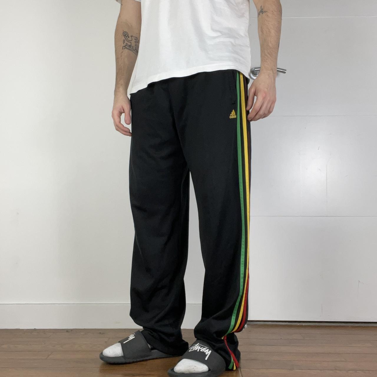 Adidas store rasta joggers