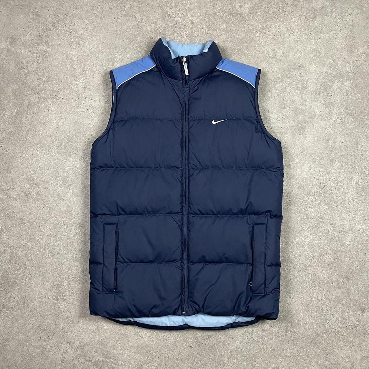 blue nike body warmer