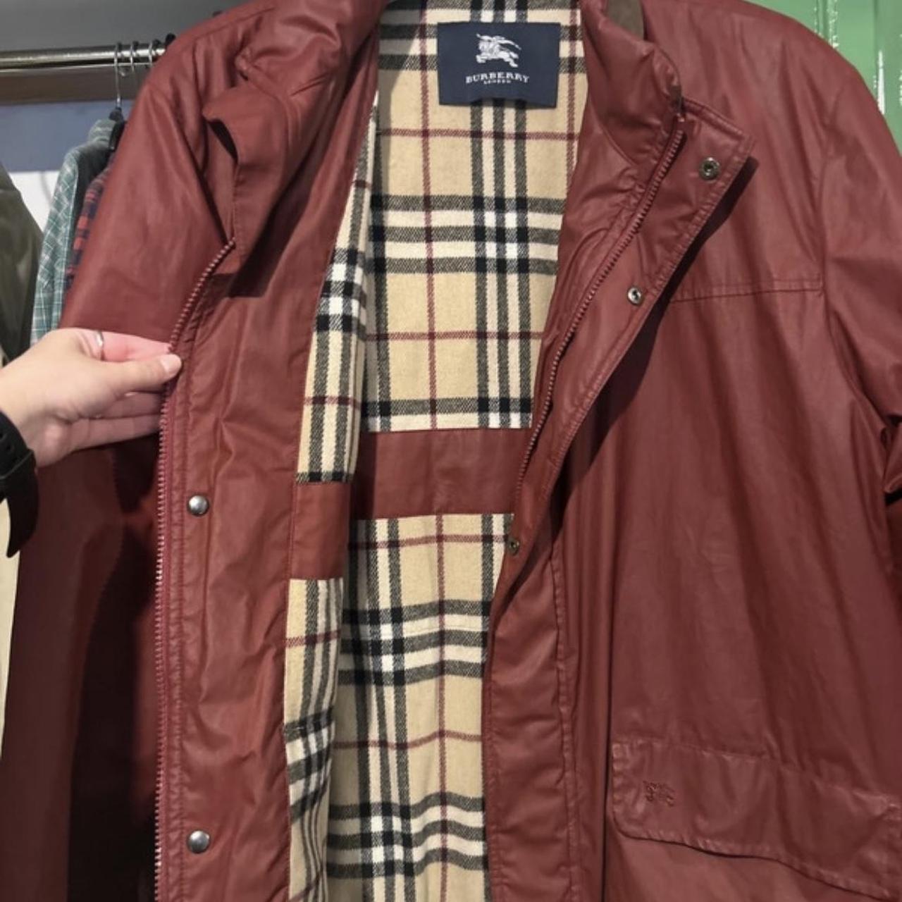 Burberry london red coat, mens Shown on