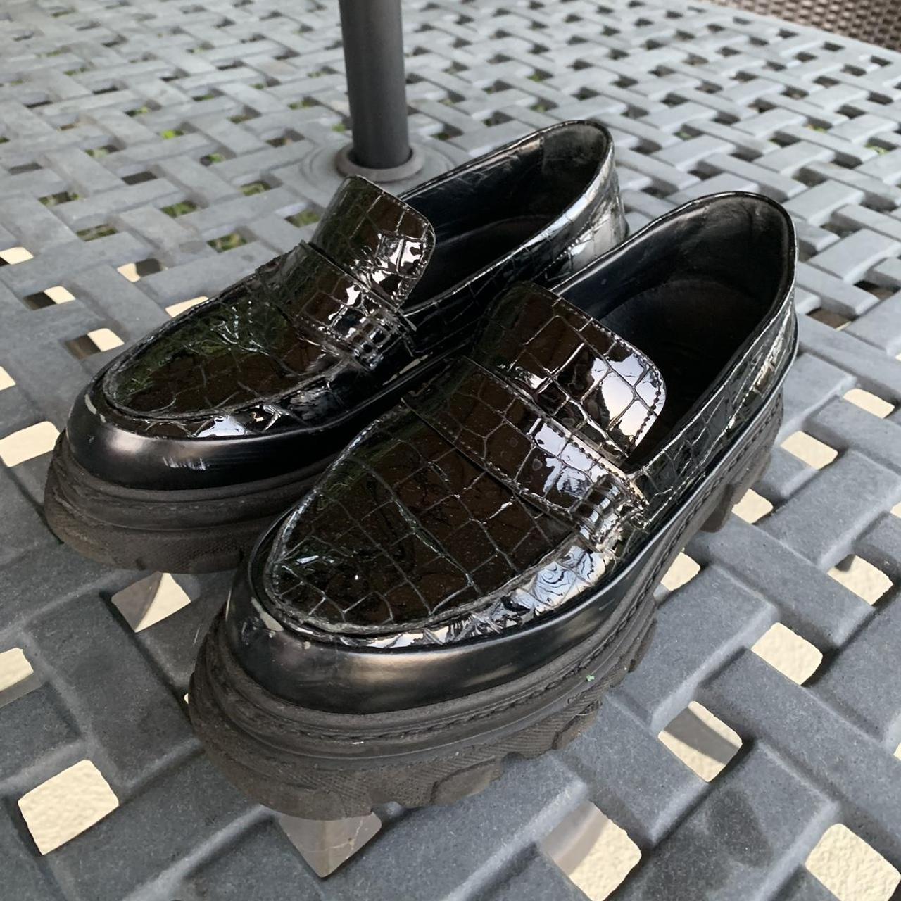 ganni belly croc