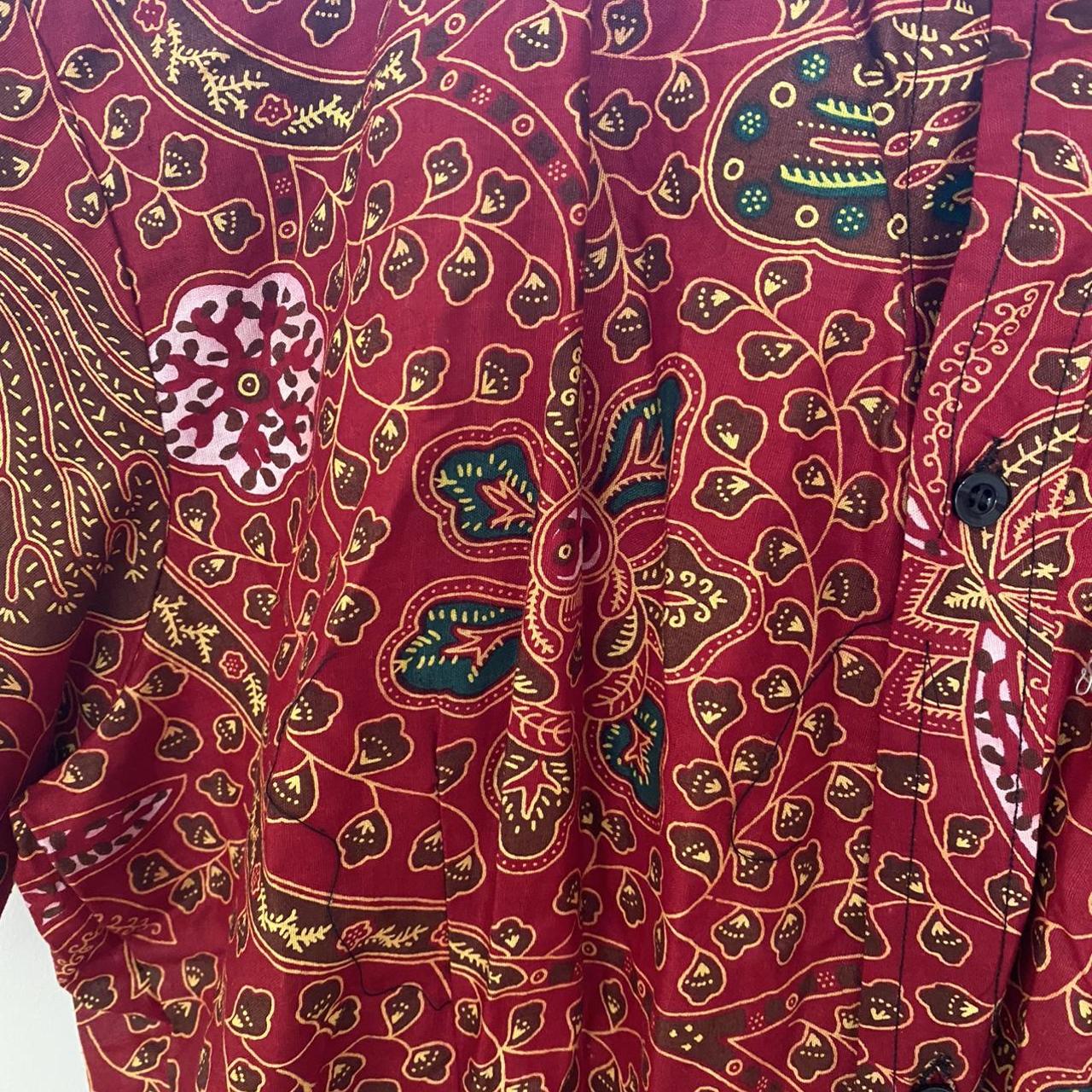 Traditional Gambian Shirt. Lovely pattern all over.... - Depop