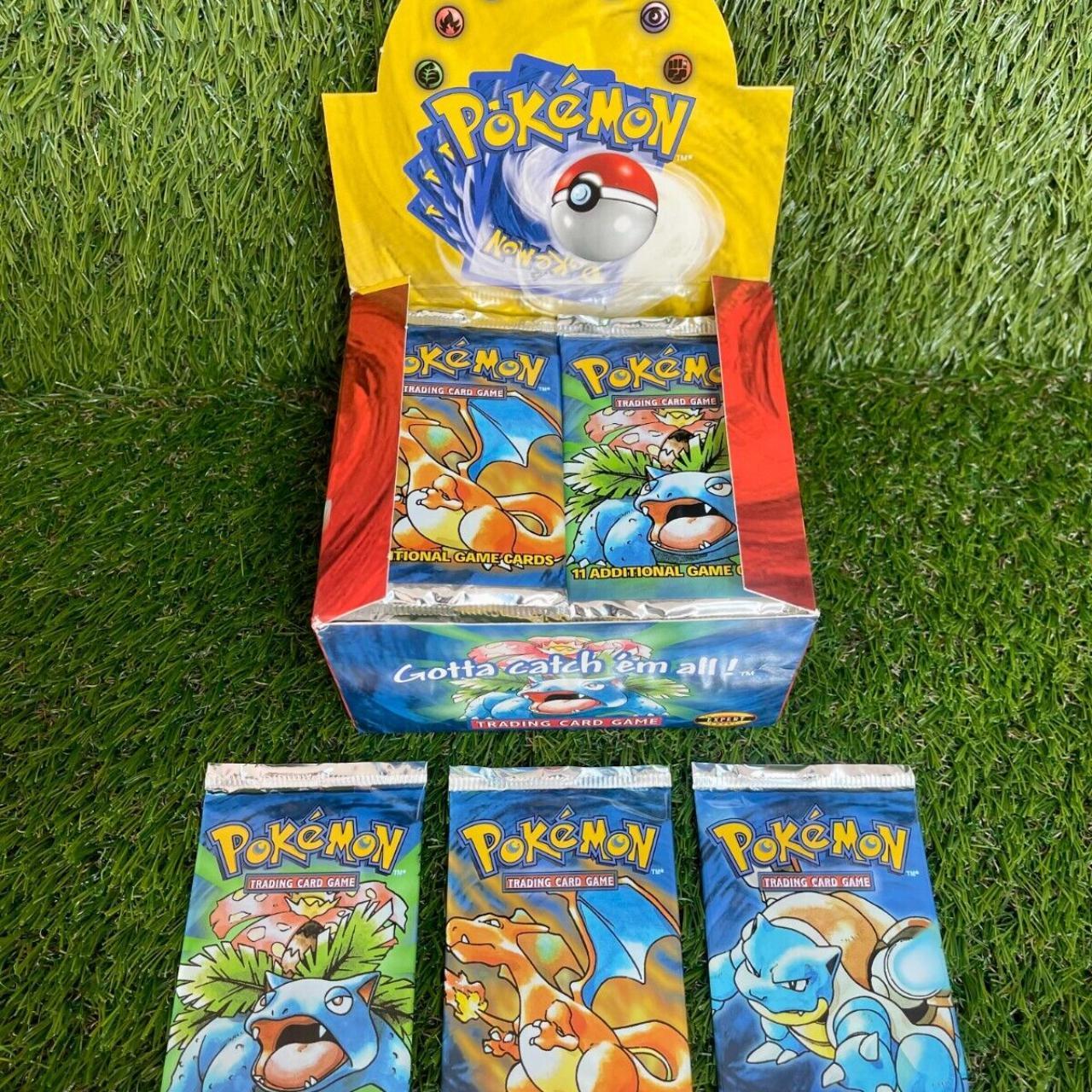 BOX FRESH - 1999 Pokemon Base Set Unlimited Booster... - Depop