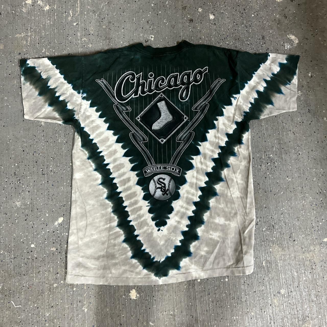 Vintage Chicago white sox tie dye - Depop