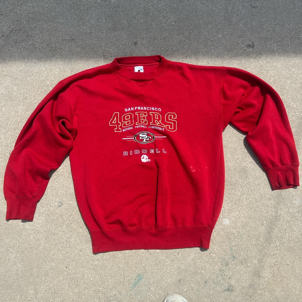 San Francisco 49ers Men Casual Pullover Sweatshirt Crew-Neck Top Coat  Streetwear