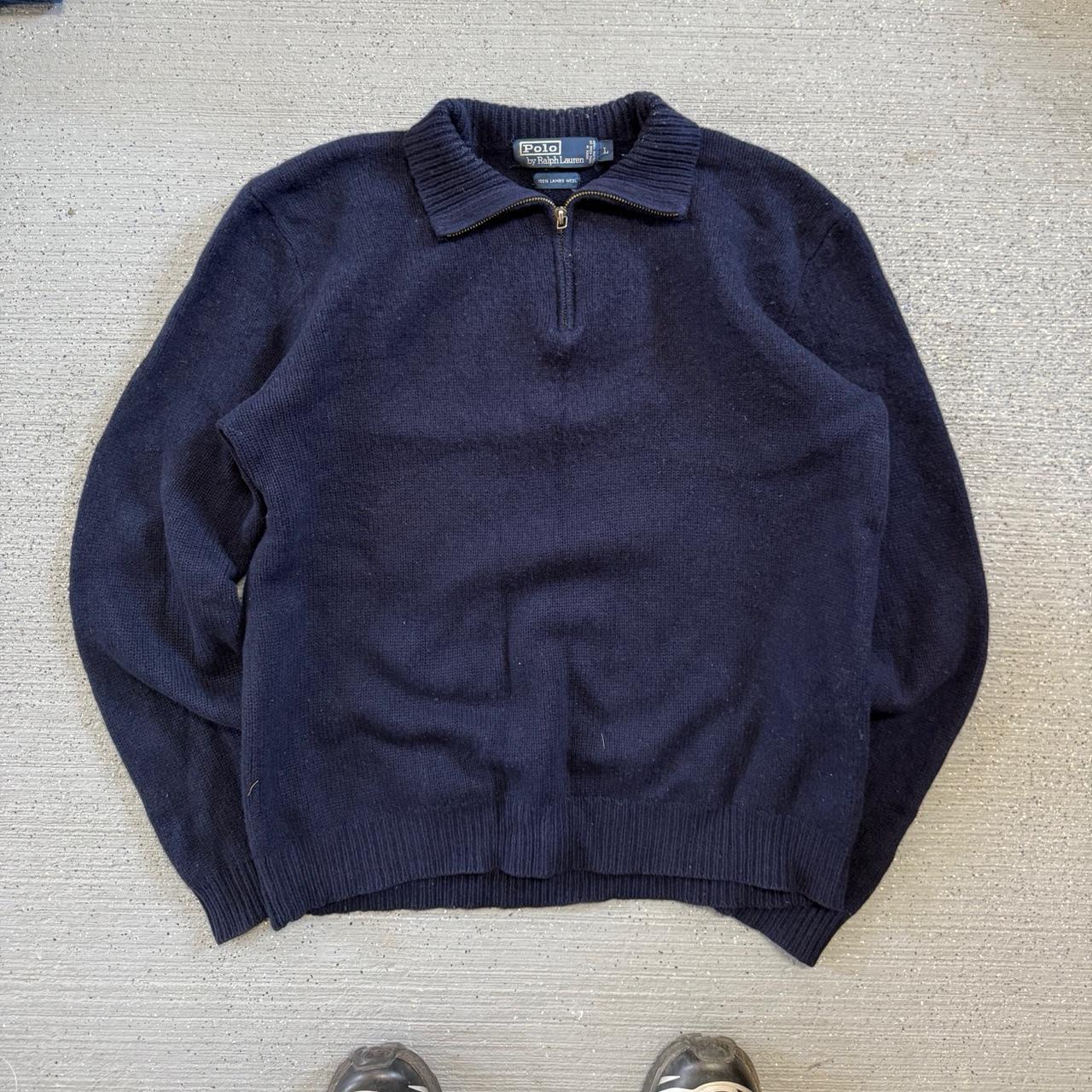 Polo Ralph Lauren Men's Sweater - Navy/Blue - S –… - image 1