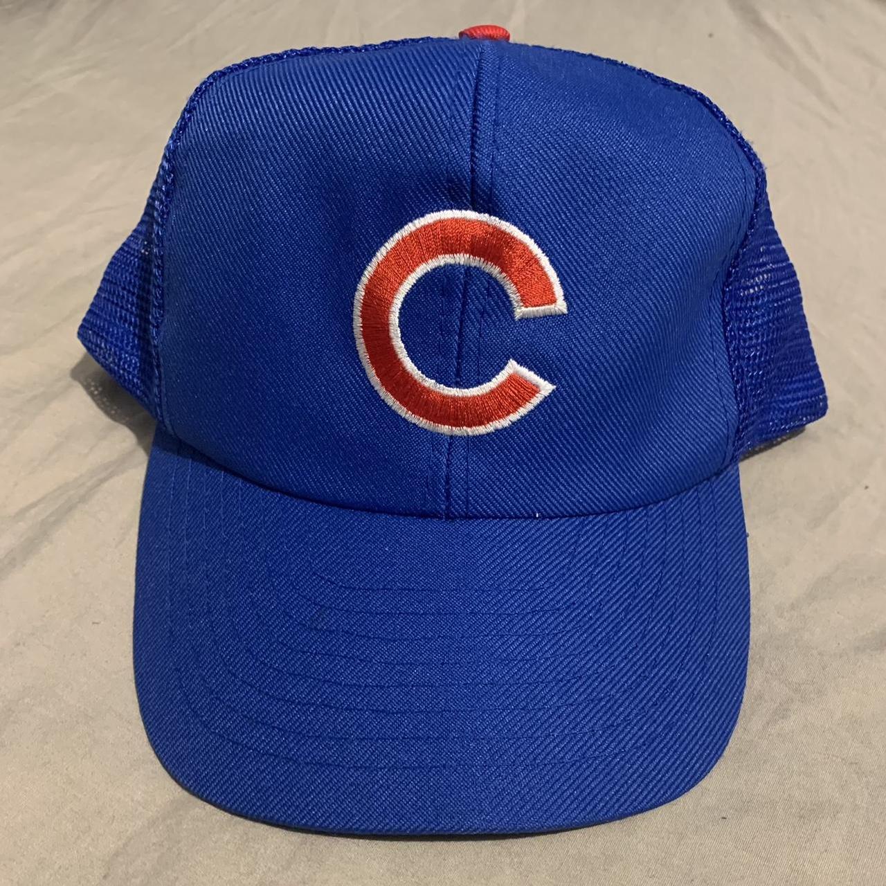 Vintage Chicago Cubs Trucker Hat Chicago Cubs - Depop