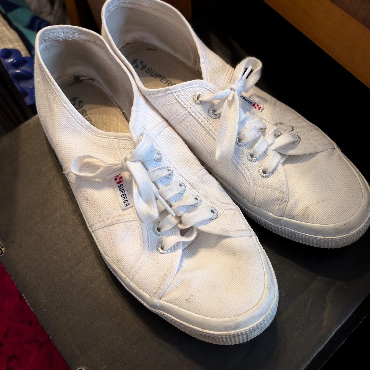 Superga white mens on sale