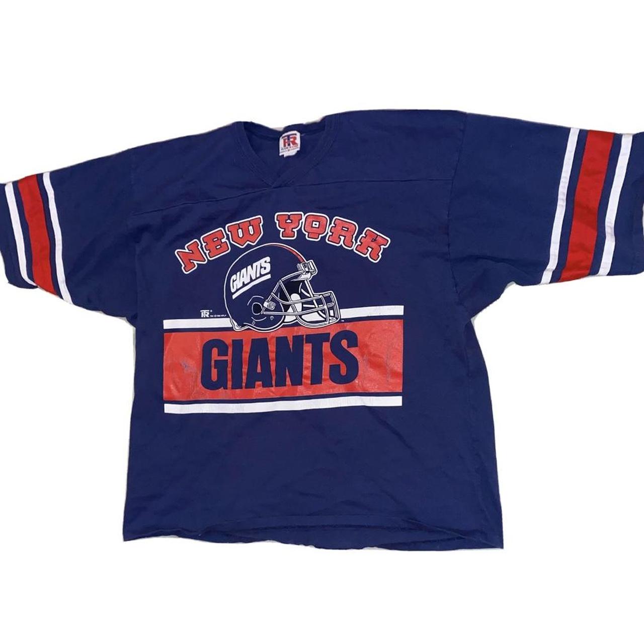 VINTAGE New York Giants Shirt Boys Youth XL White - Depop