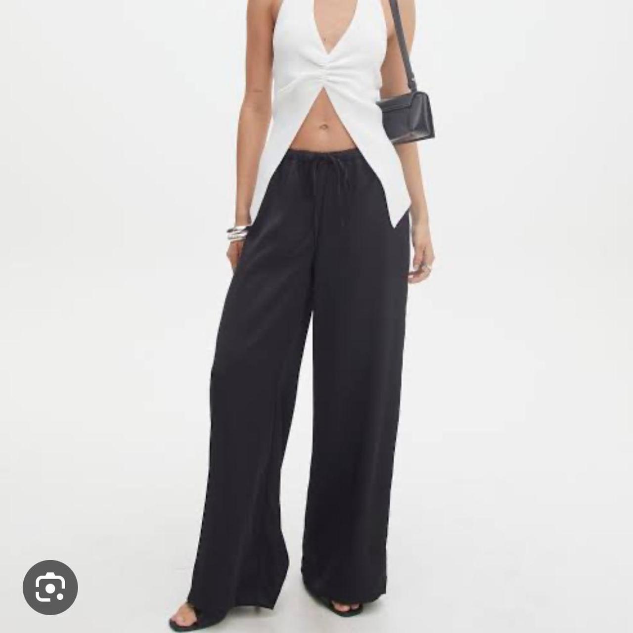 Glassons Satin Drawstring black pants Really... Depop