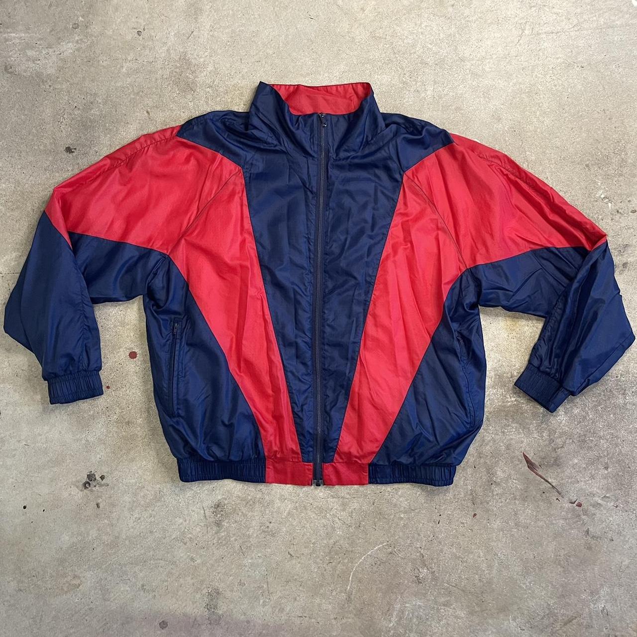 Vintage 90s Jantzen windbreaker jacket Awesome... - Depop