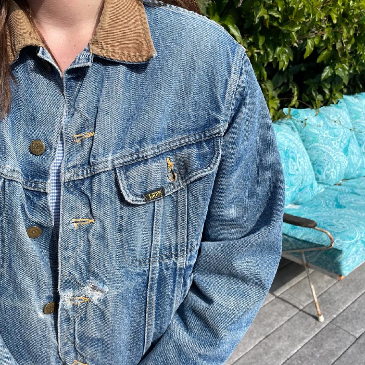 Lee blanket lined hot sale denim jacket