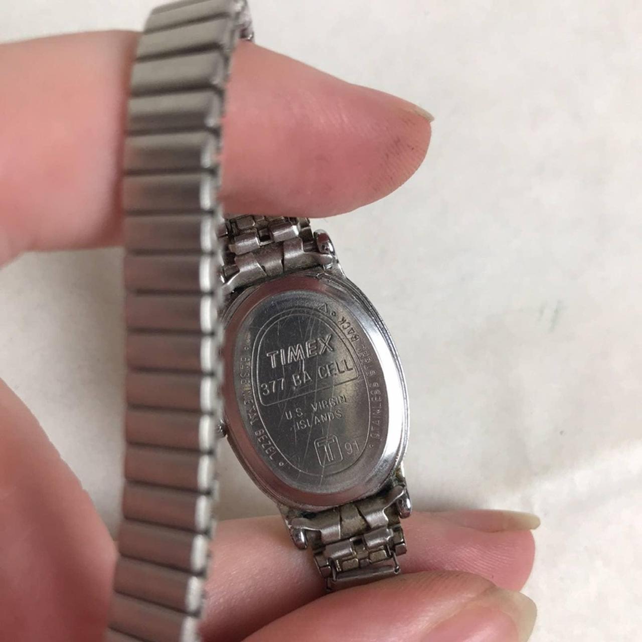 Timex Women's Silver Watch | Depop