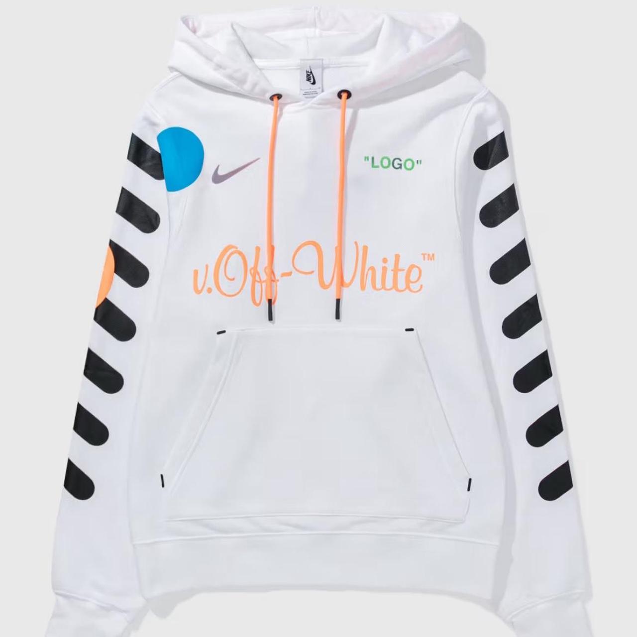 Off white nike football hoodie online