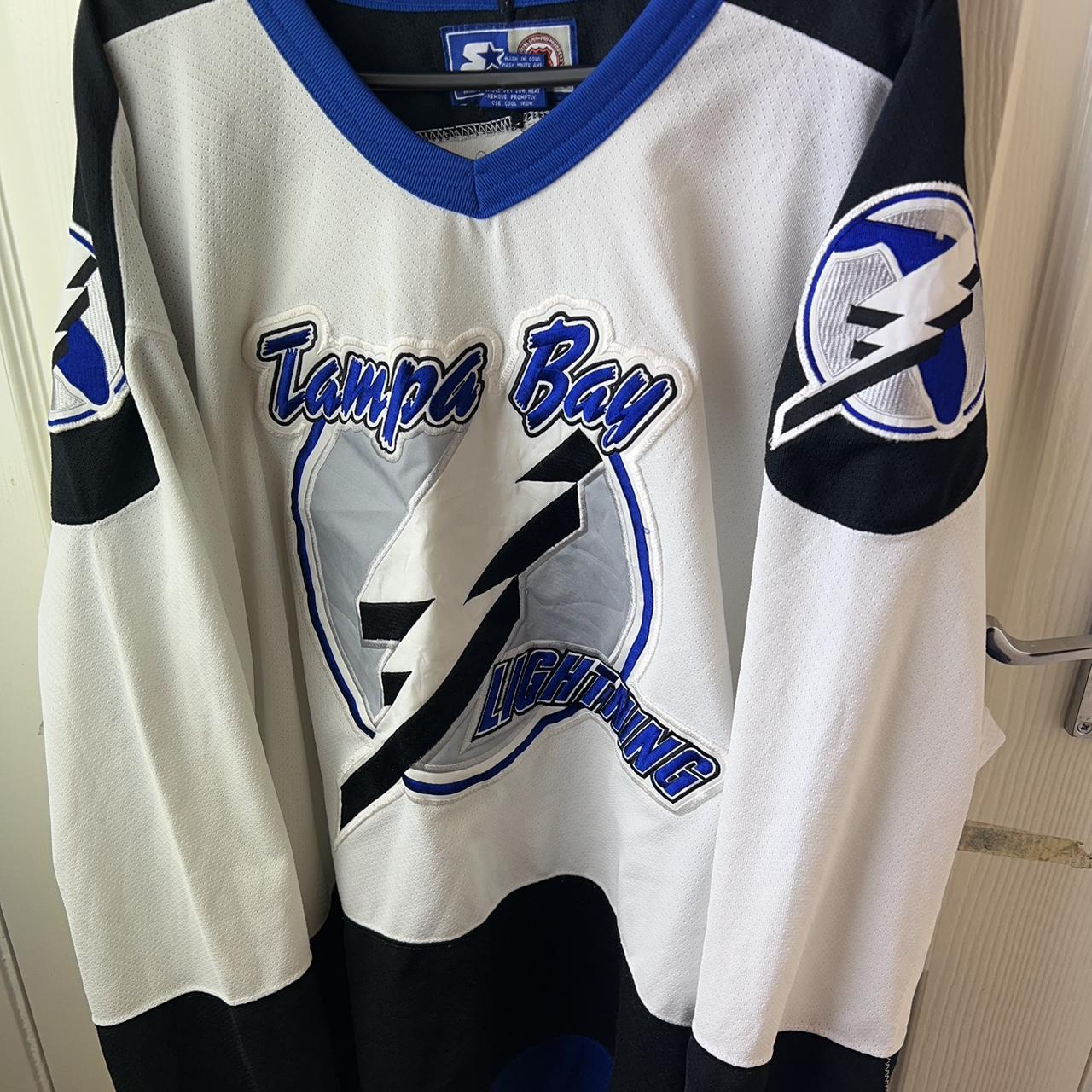 NHL Tampa Bay Lightning Starter Jersey XL 26inches... Depop