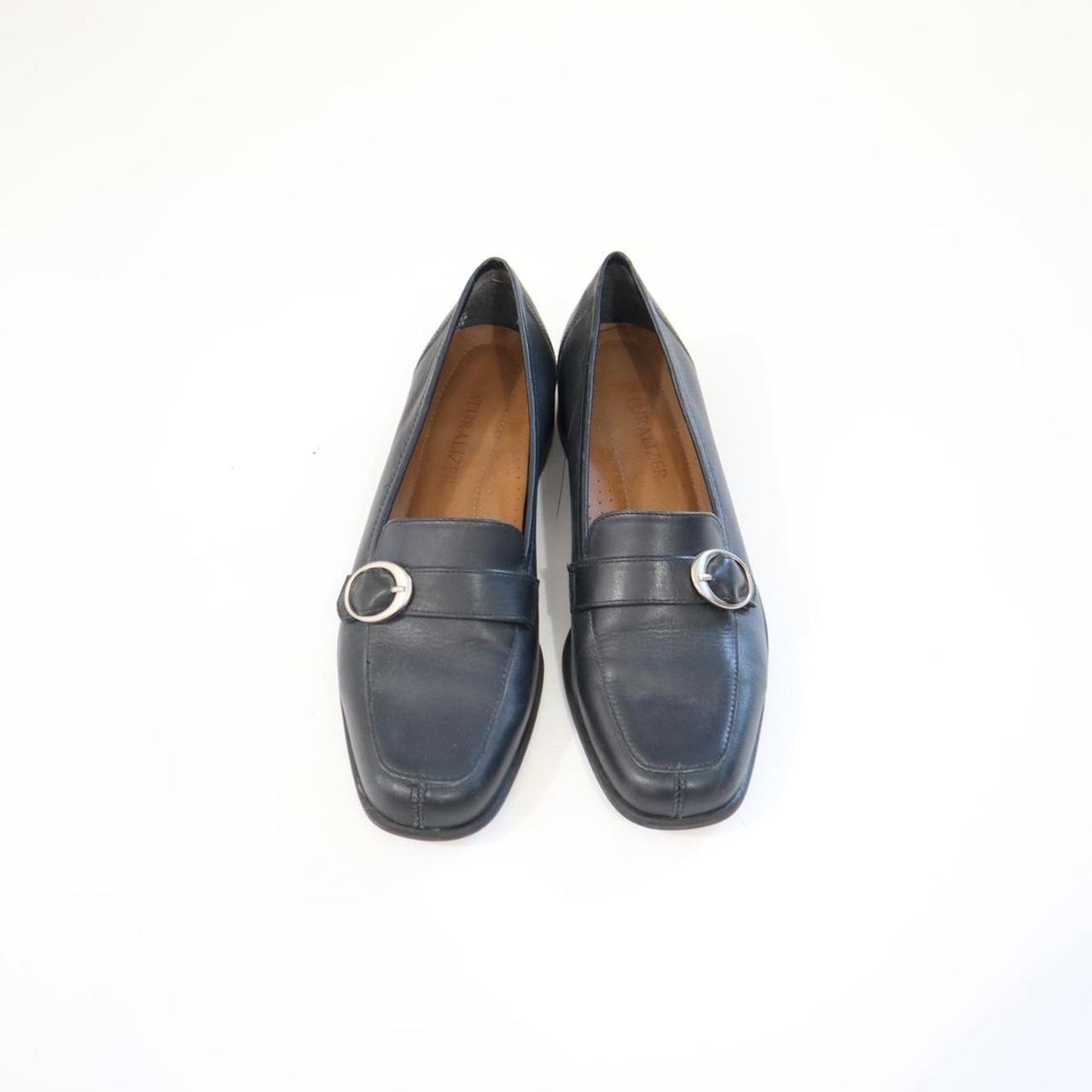 Navy blue loafers Perfect work smart business casual... - Depop