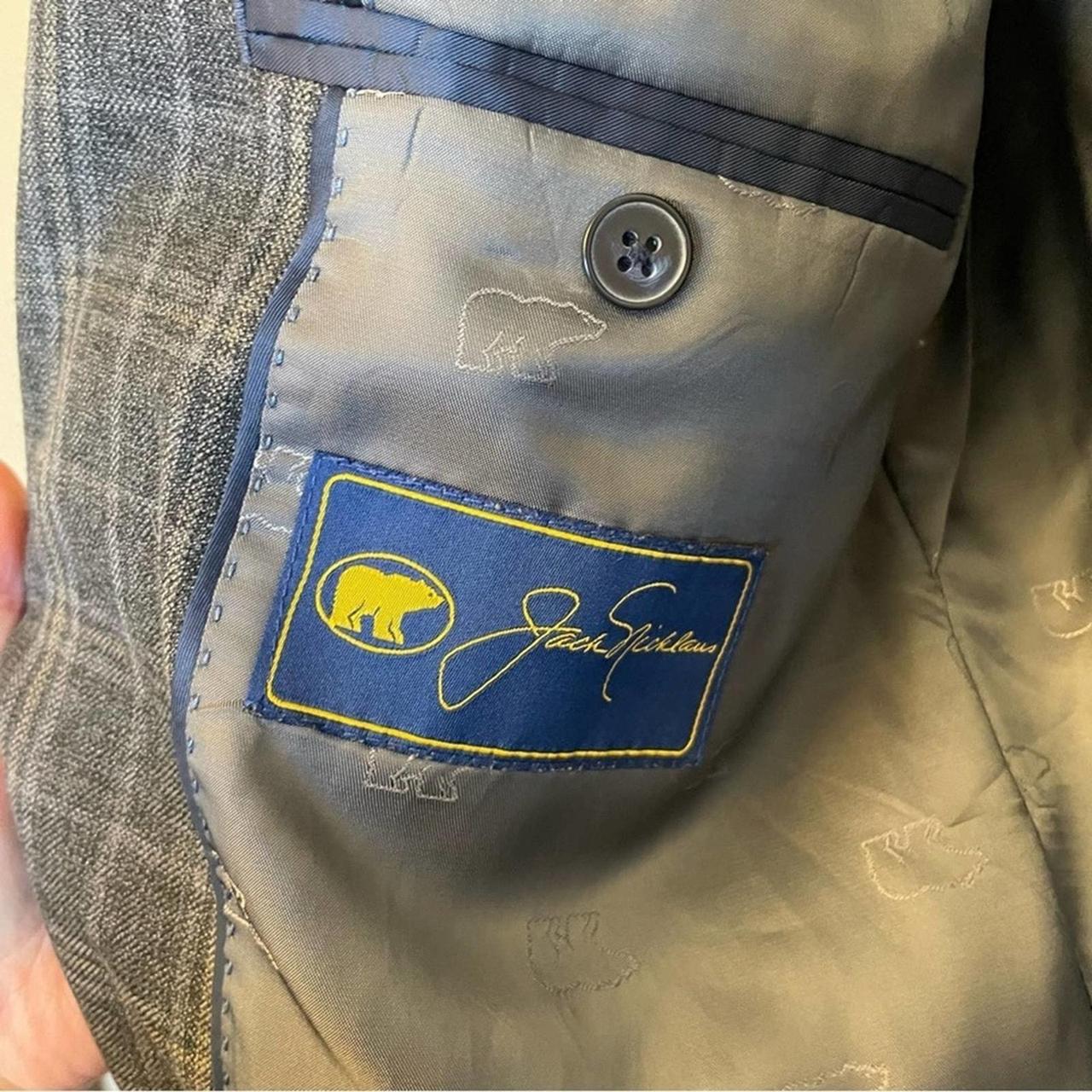 Source Unknown Men's Tailored jacket - Grey/Tan –… - image 4