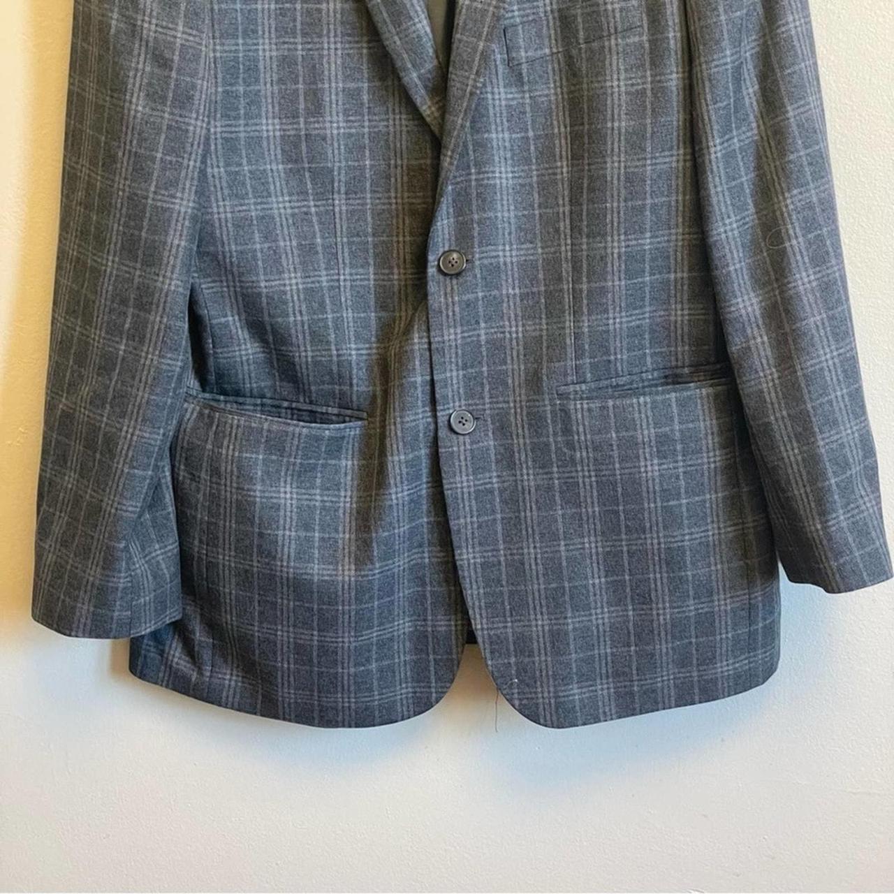 Source Unknown Men's Tailored jacket - Grey/Tan –… - image 3