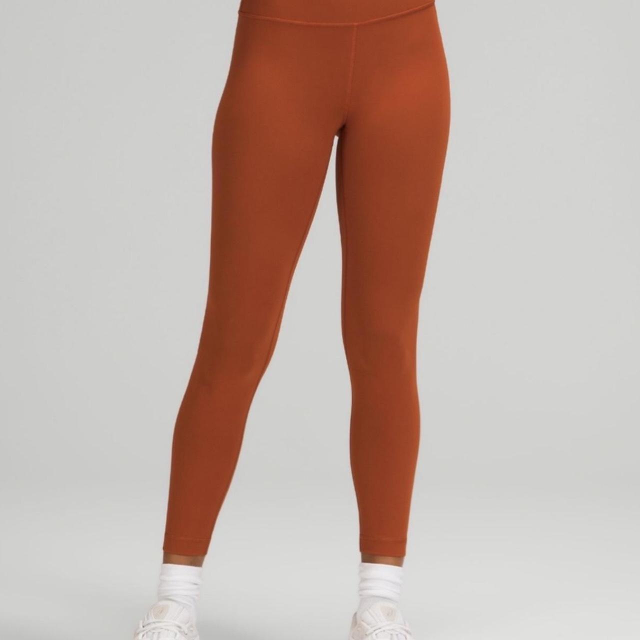Lululemon leggings burnt orange - Depop