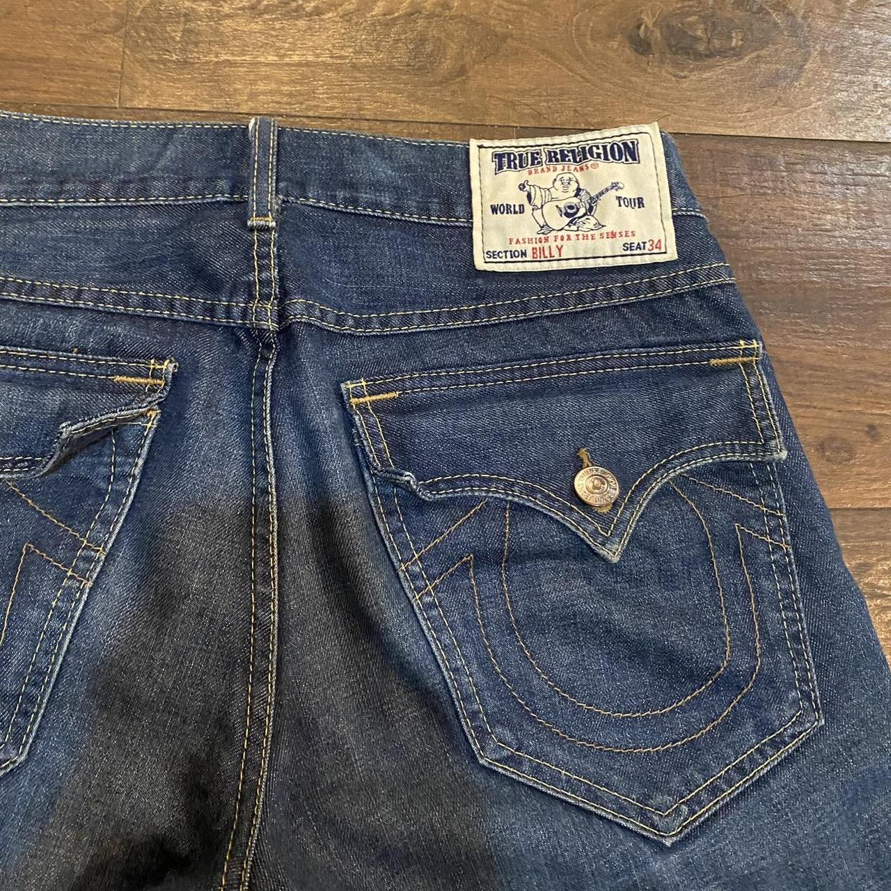 True Religion Billy T Jeans (M) 32x32 9-9.5 inch... - Depop