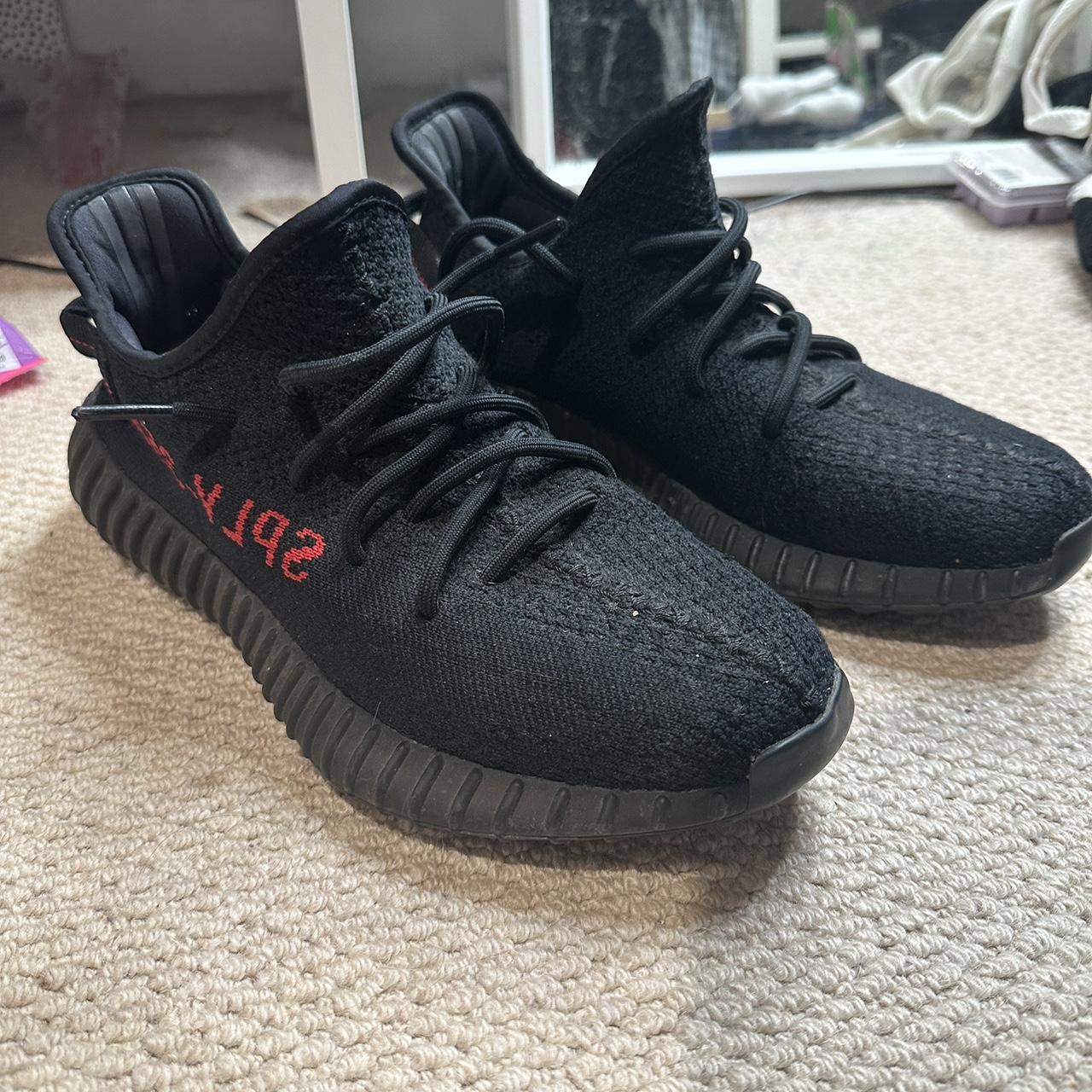 YEEZY 350 V2 “BREDS” used but good condition Used... - Depop