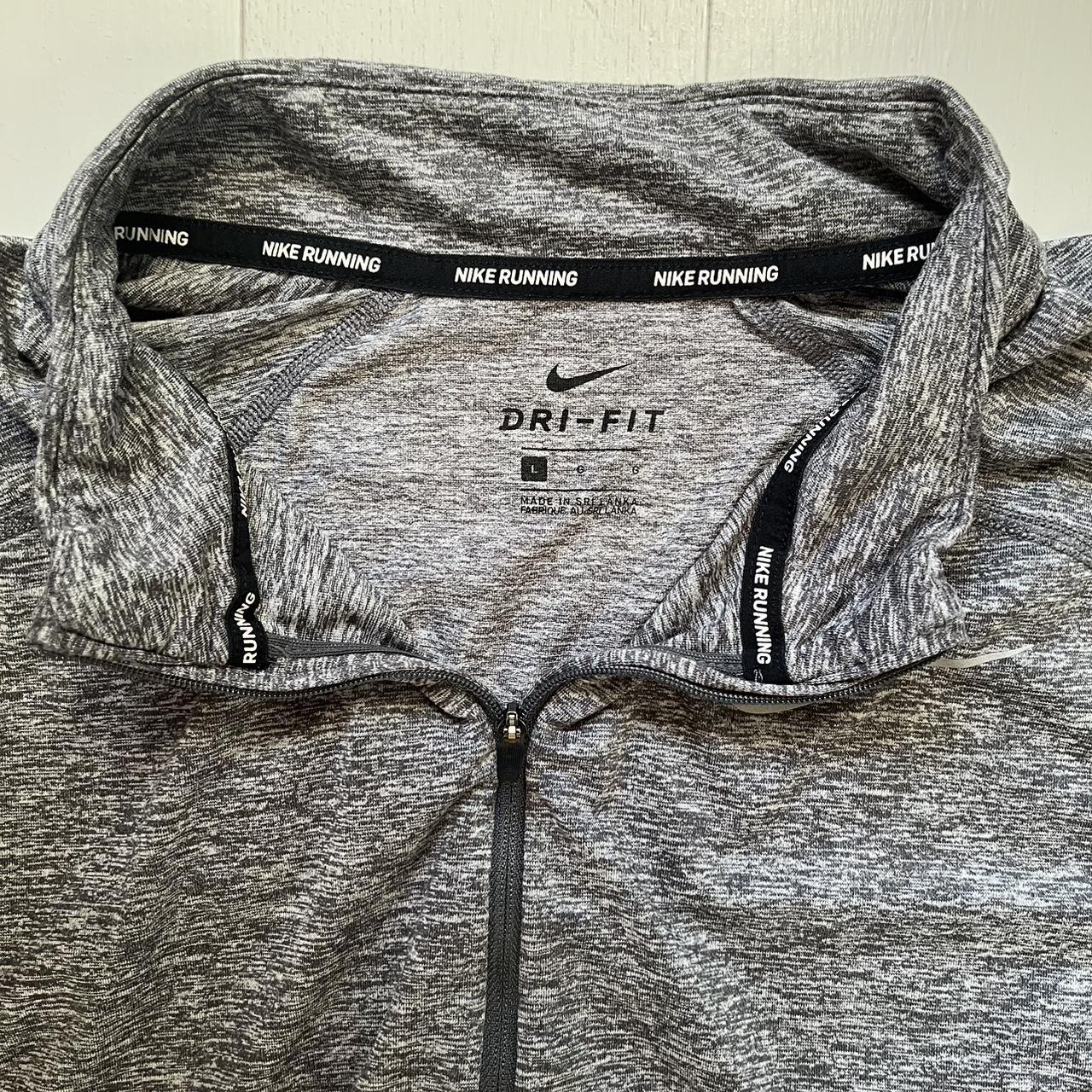 mens nike running zip top