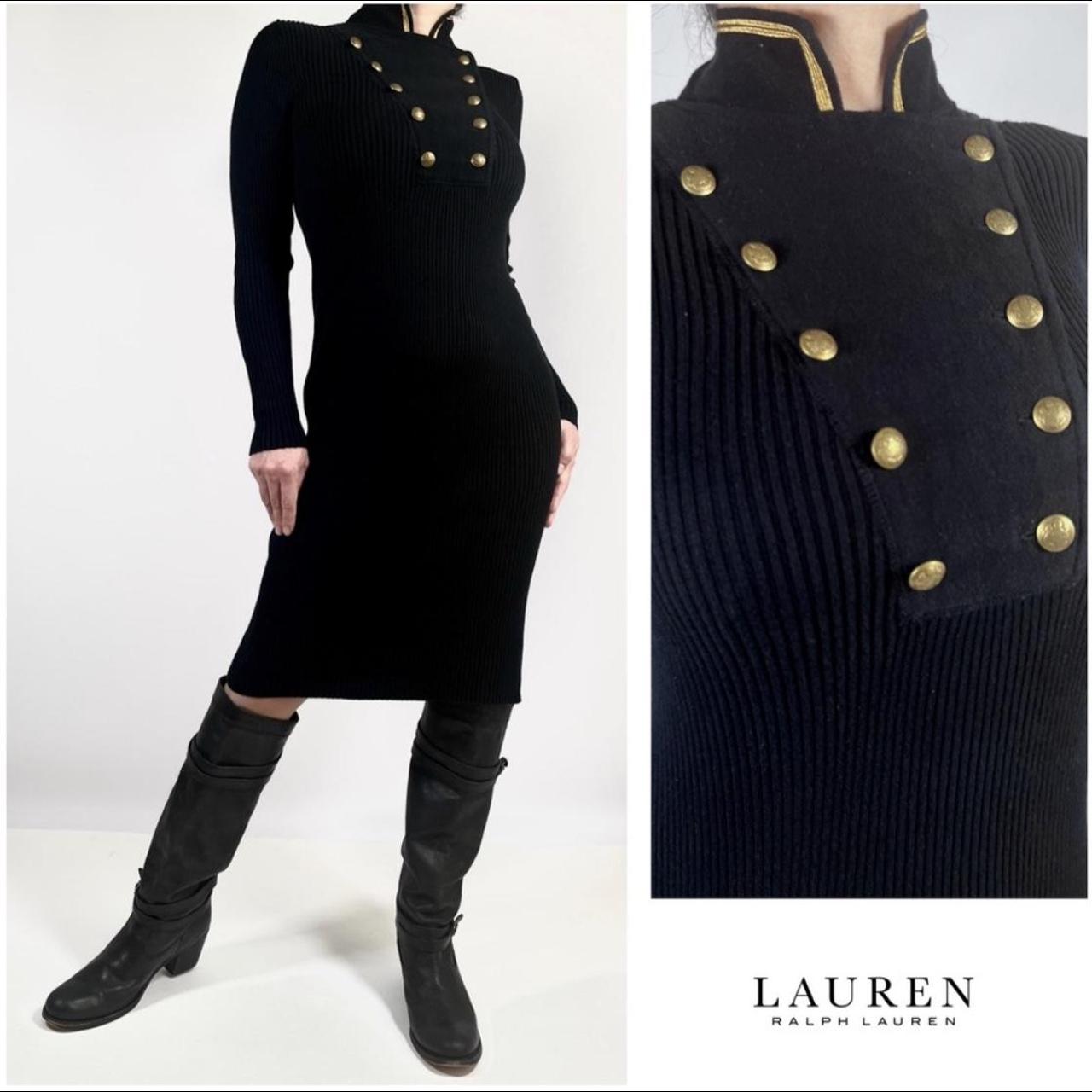 Lauren Ralph Lauren Military Style Fitted Sweater