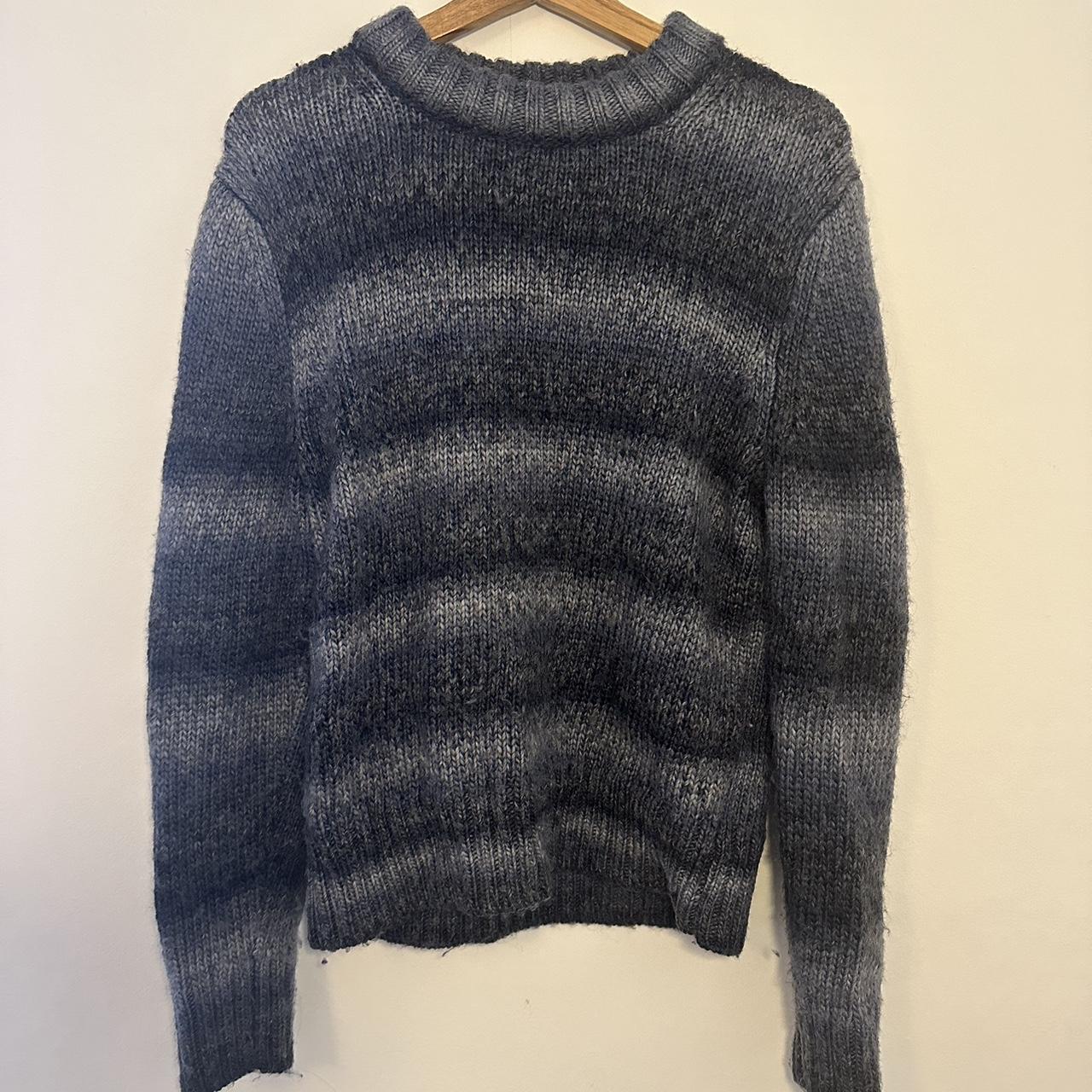 Wool stripe cos jumper 100% wool Size XS mens - Depop