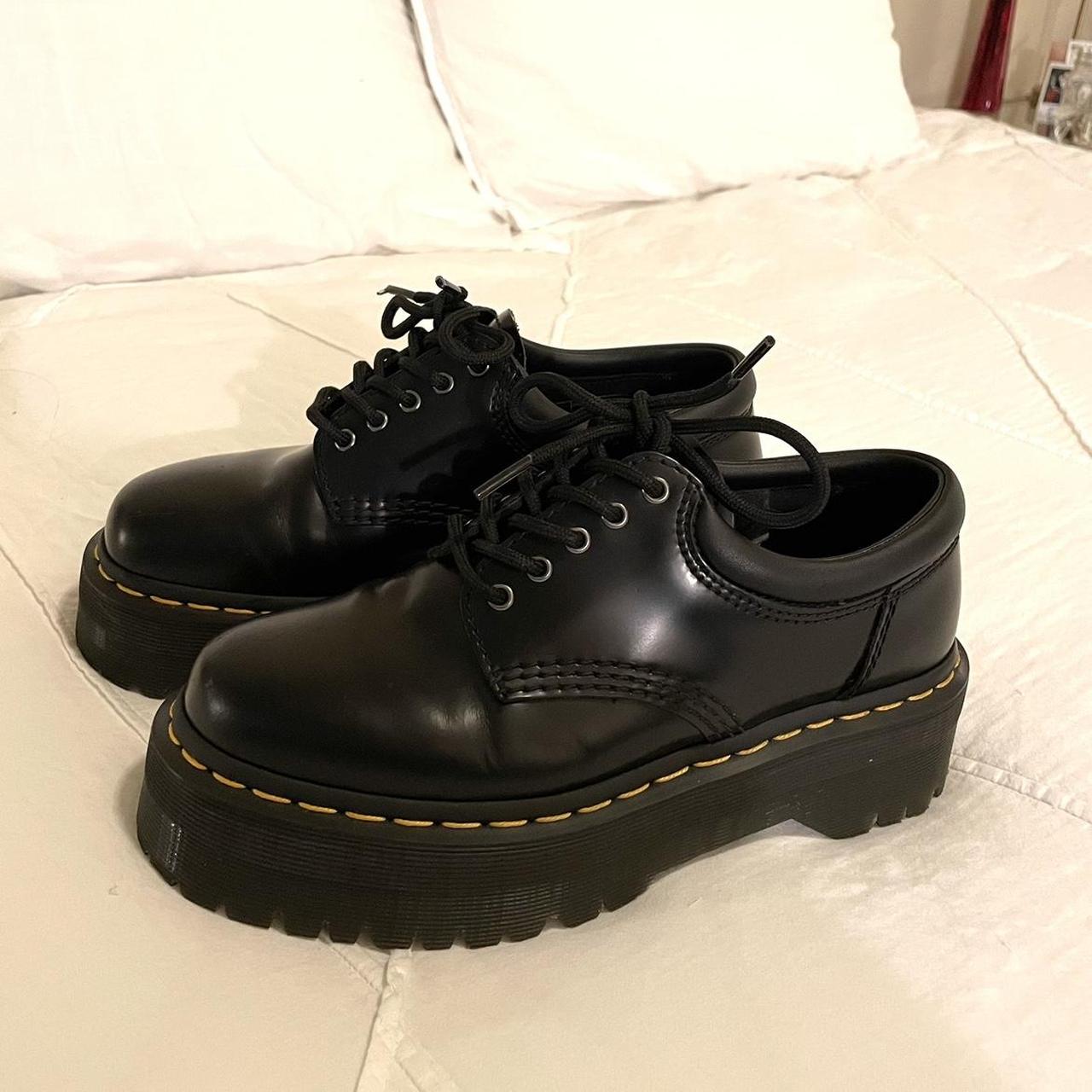 Dr Martens 8053 Leather Platform Casual Shoe🖤 Size... - Depop