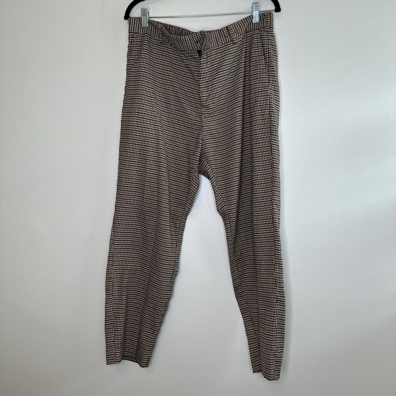 H and m outlet plaid pants